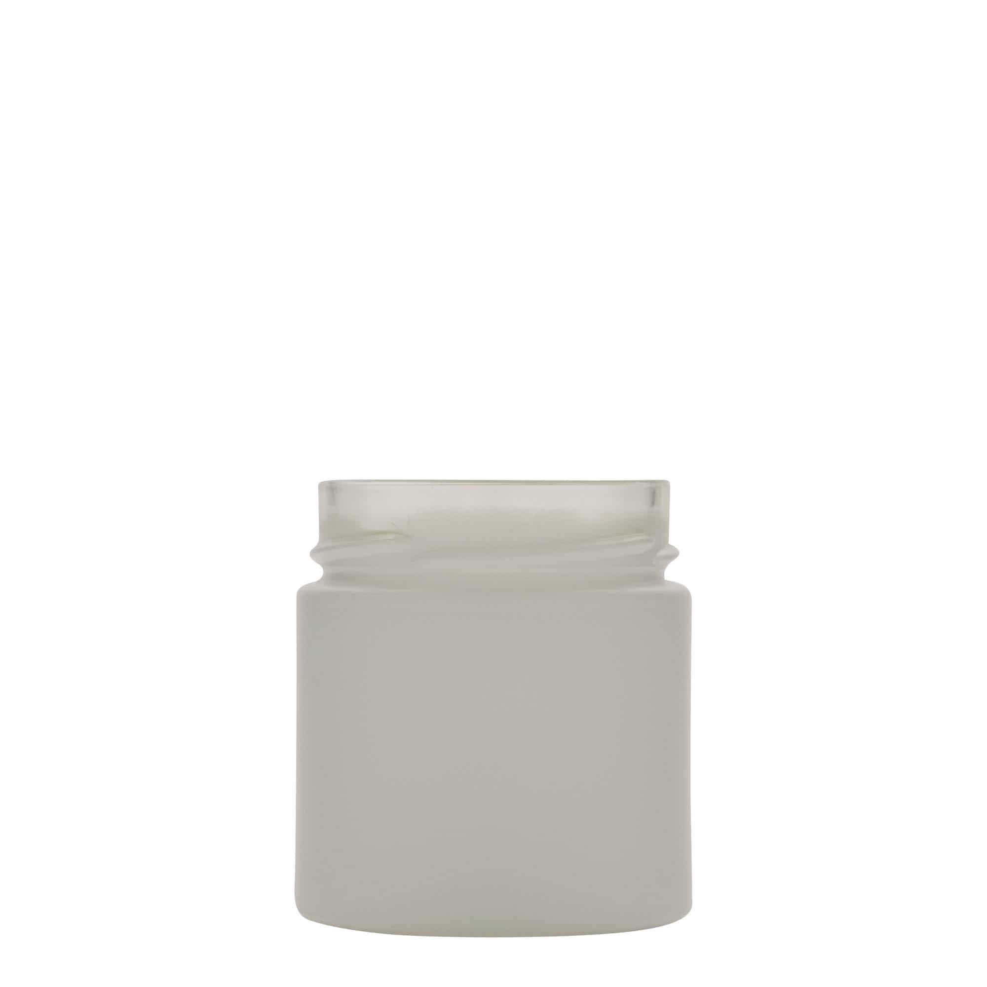 220 ml round jar 'Aurora', white, closure: deep twist off (DTO 66)