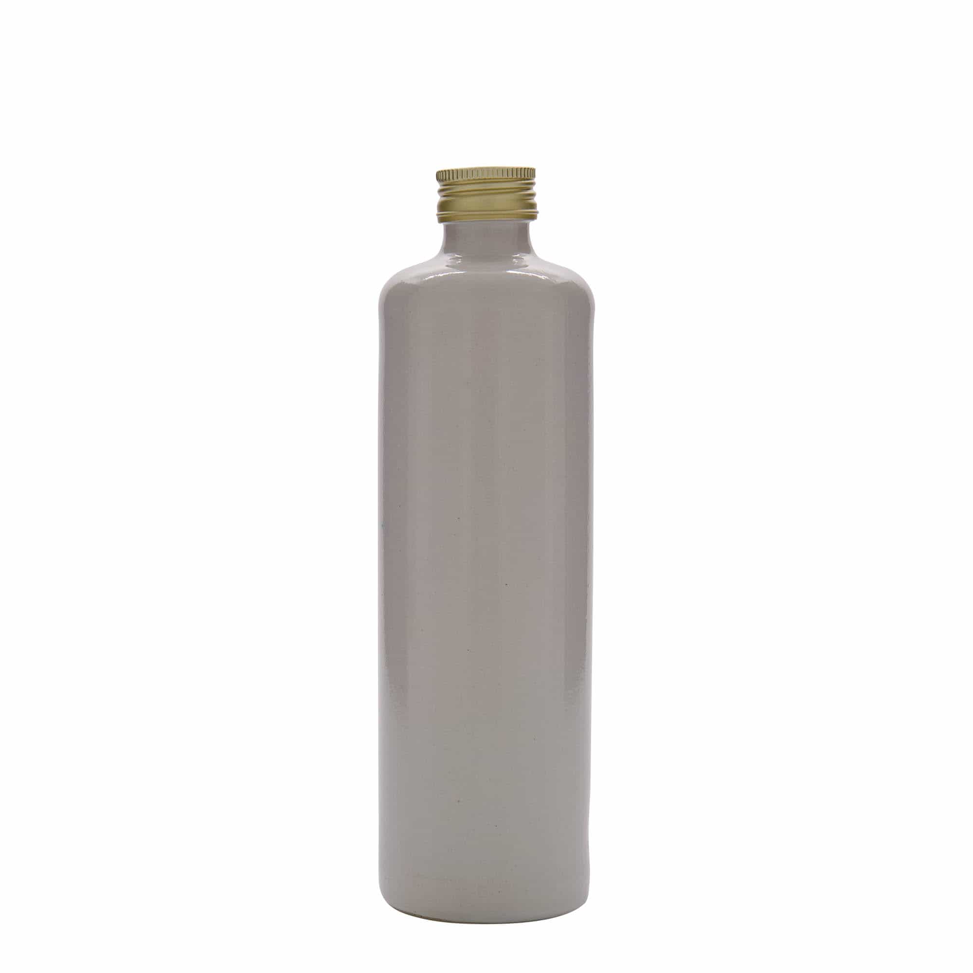 500 ml earthen jug, stoneware, white, closure: PP 31.5