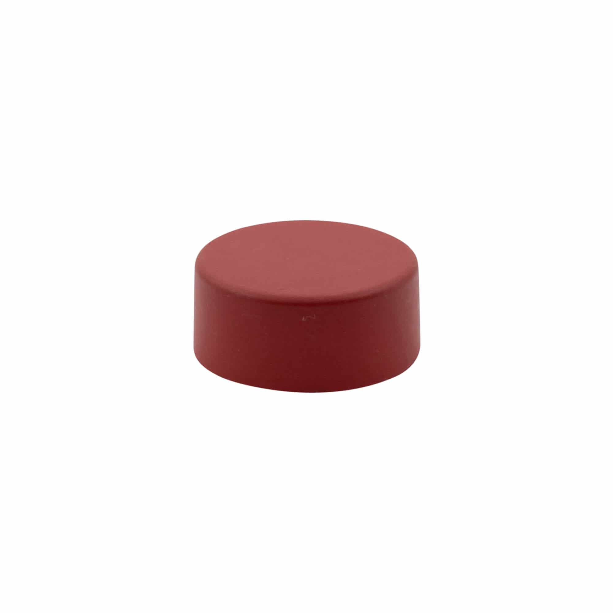 Screw cap, ABS plastic, red, for opening: GPI 28/400