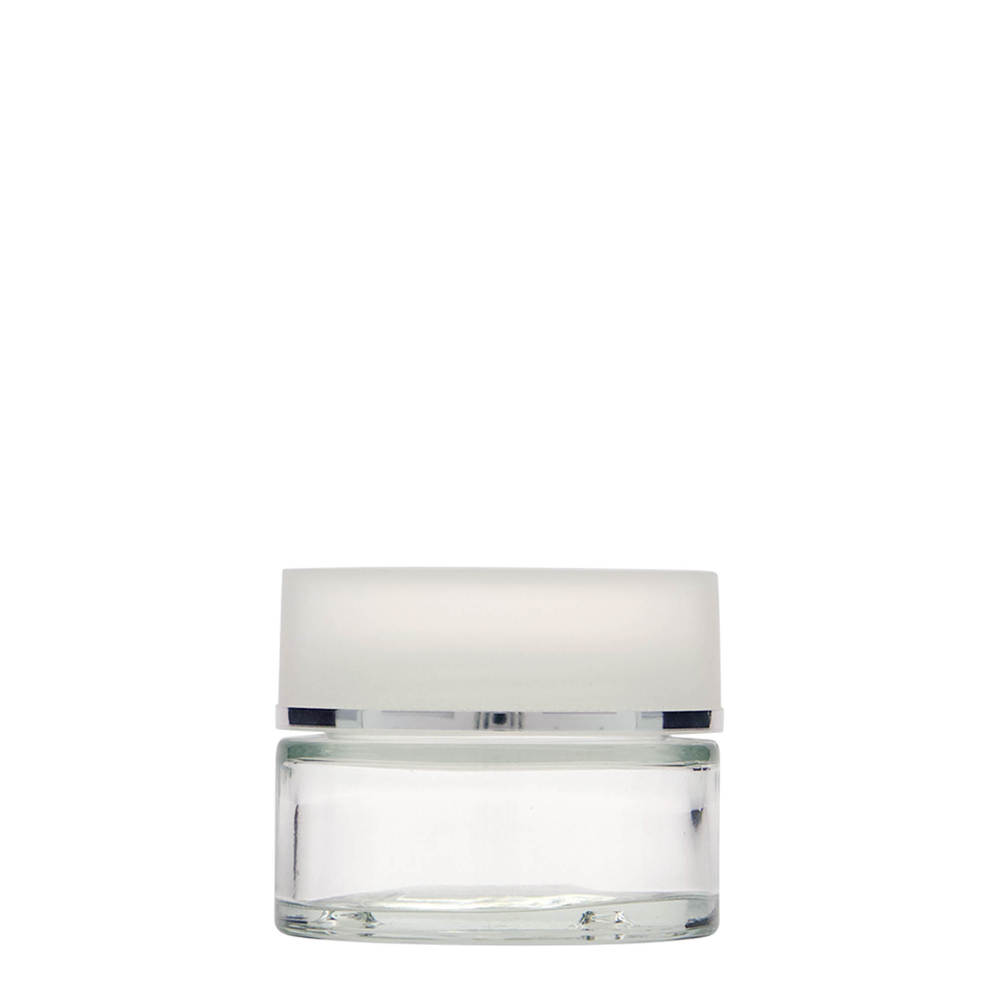 50 ml cosmetic jar 'Clear Edition', glass, closure: screw cap