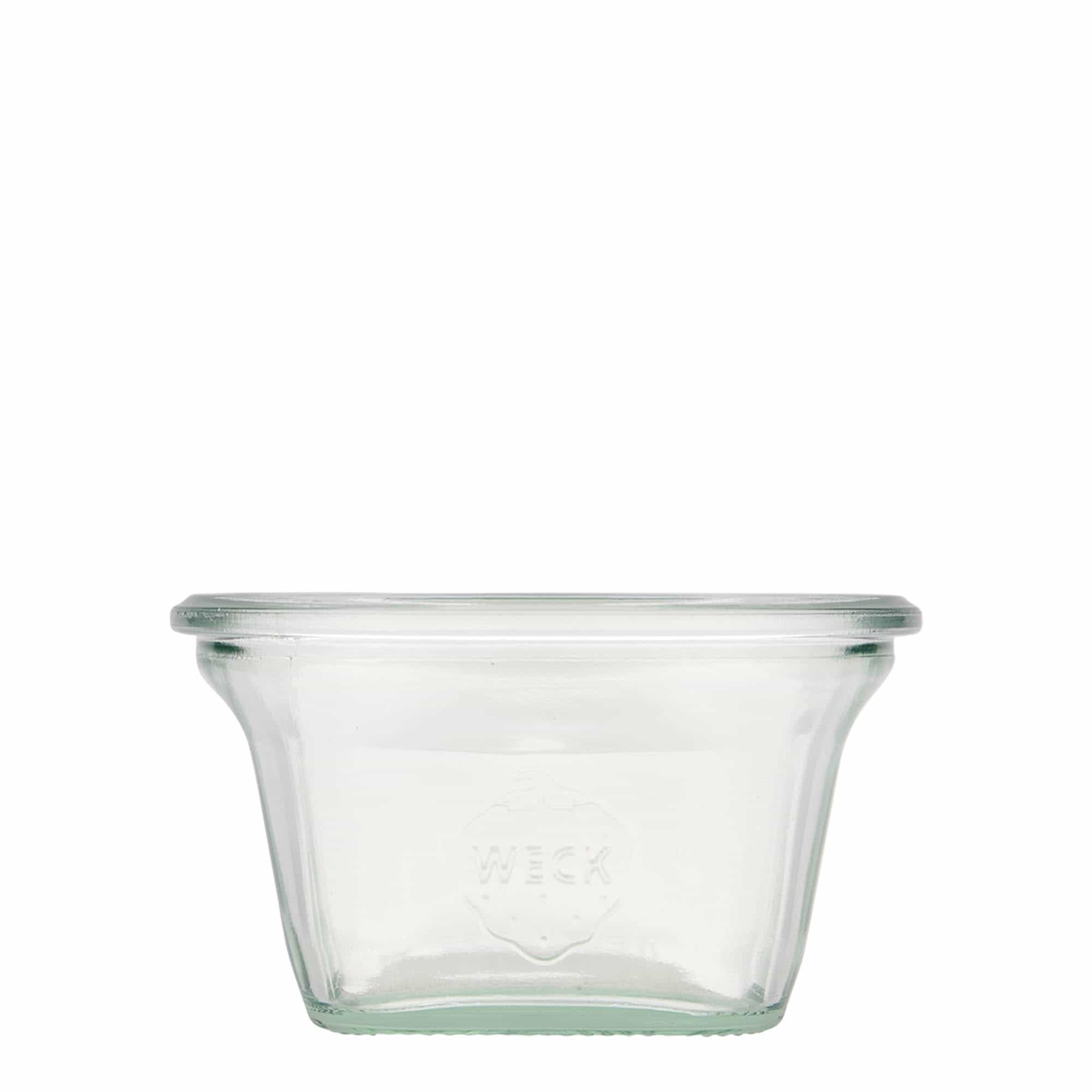 290 ml WECK Quadro jar, square, closure: round rim