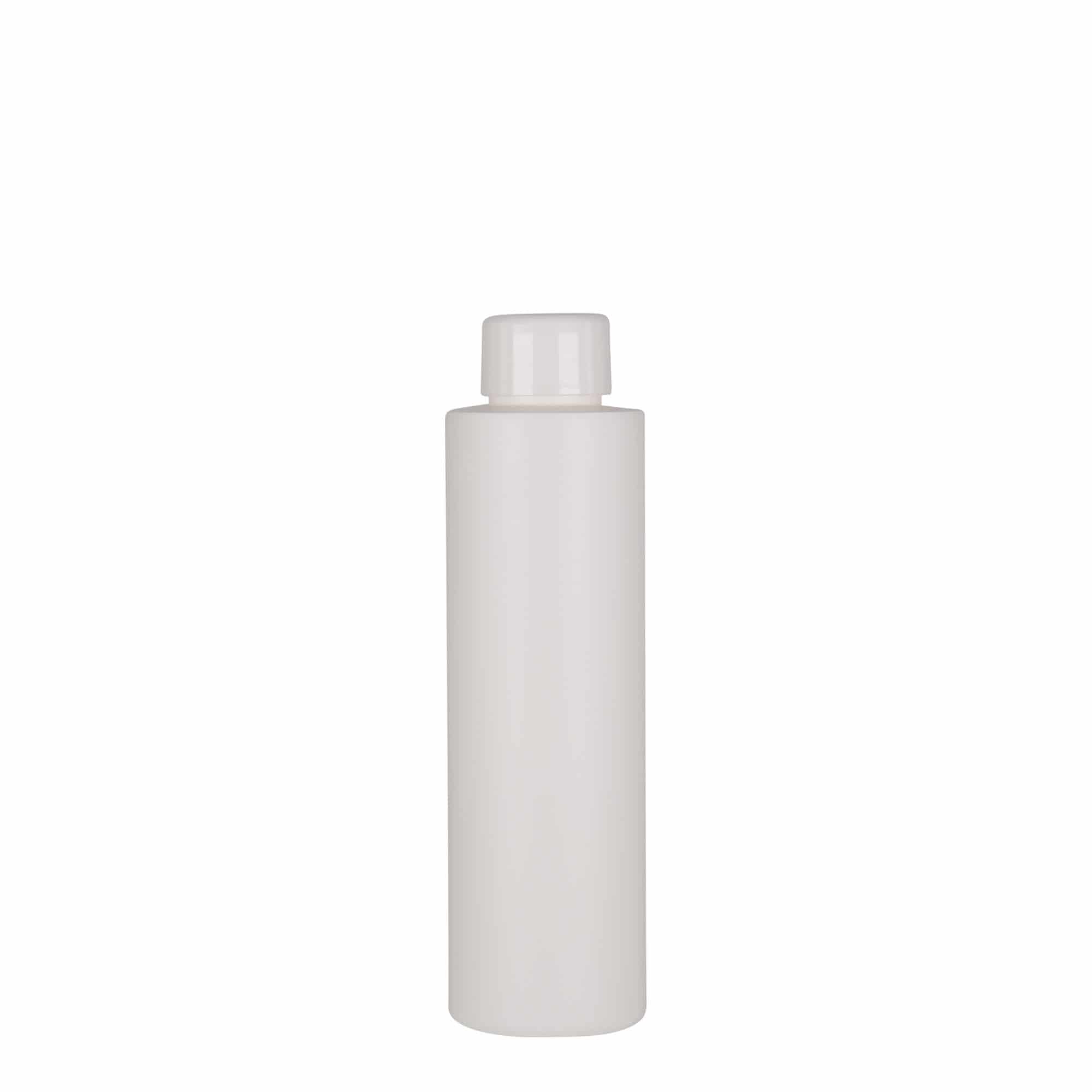 150 ml plastic bottle 'Pipe', HDPE, white, closure: GPI 24/410