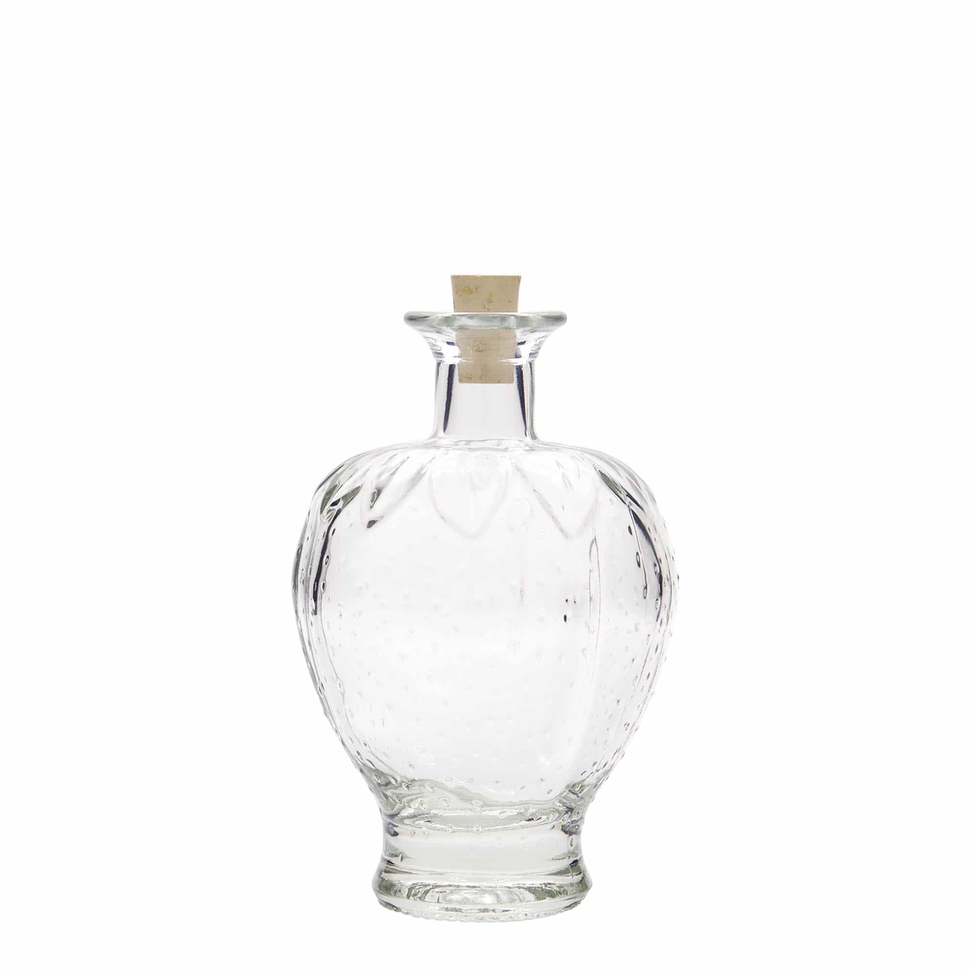 200 ml glass bottle 'Strawberry', closure: cork