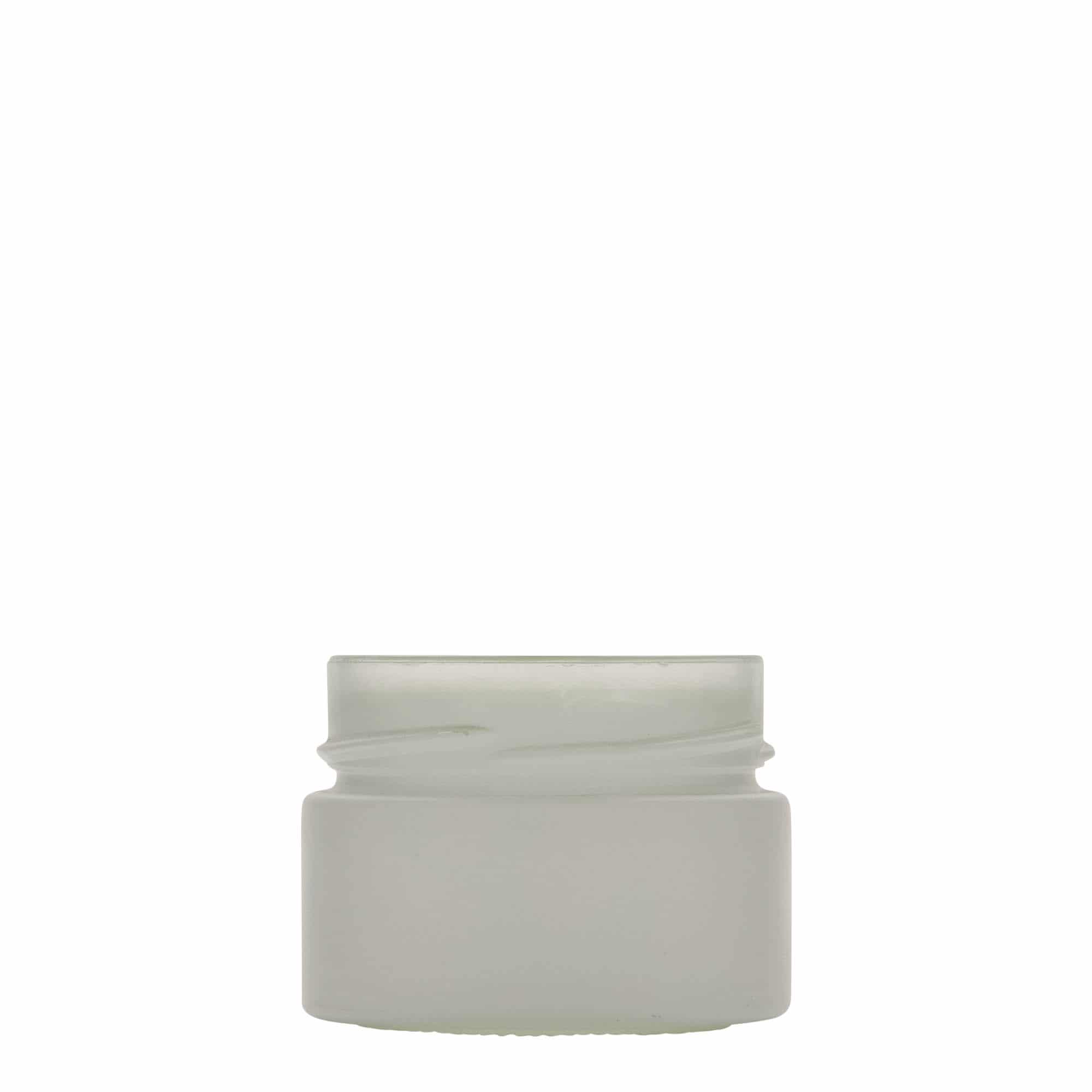 130 ml round jar 'Aurora', white, closure: deep twist off (DTO 66)