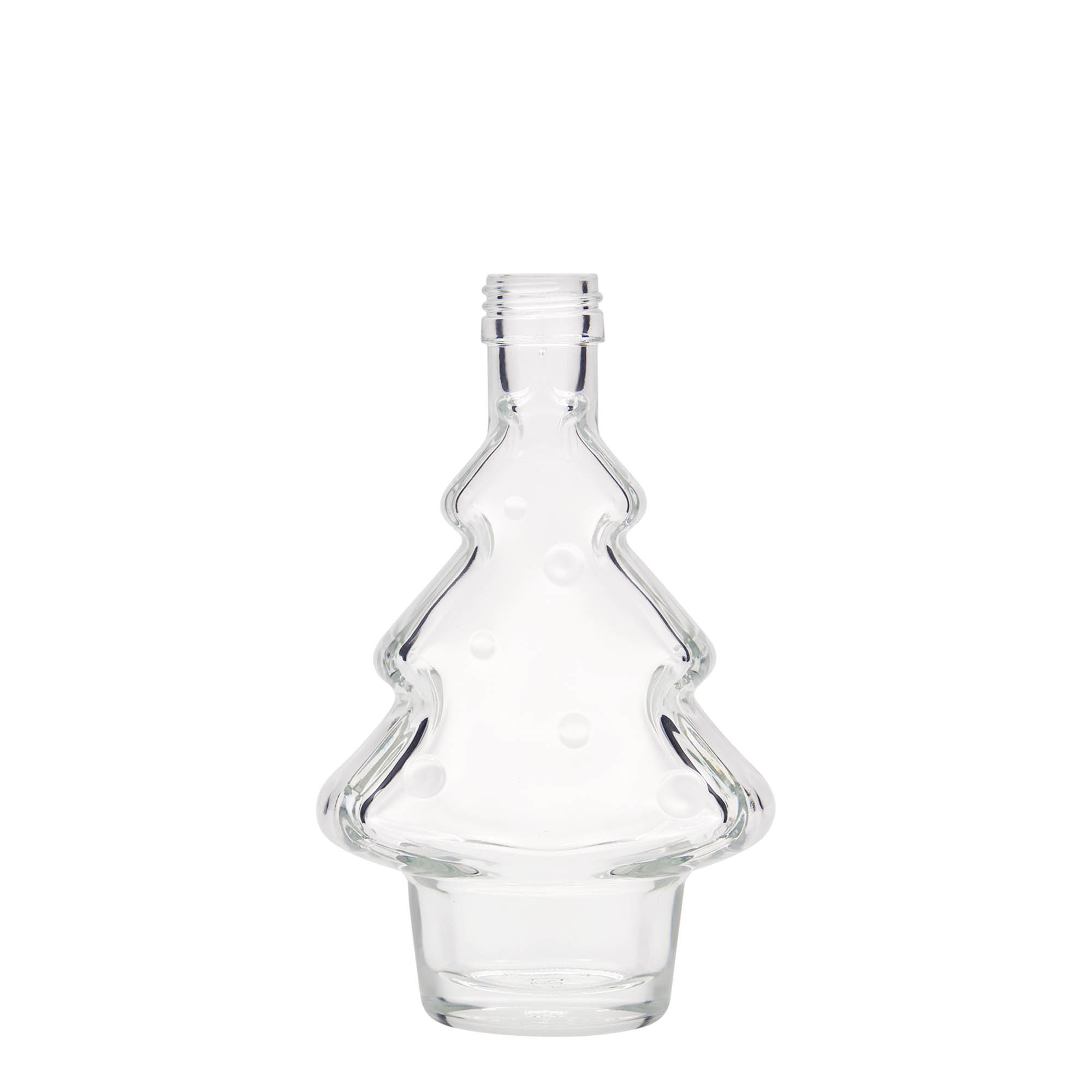 200 ml glass bottle 'Christmas Tree', closure: PP 28