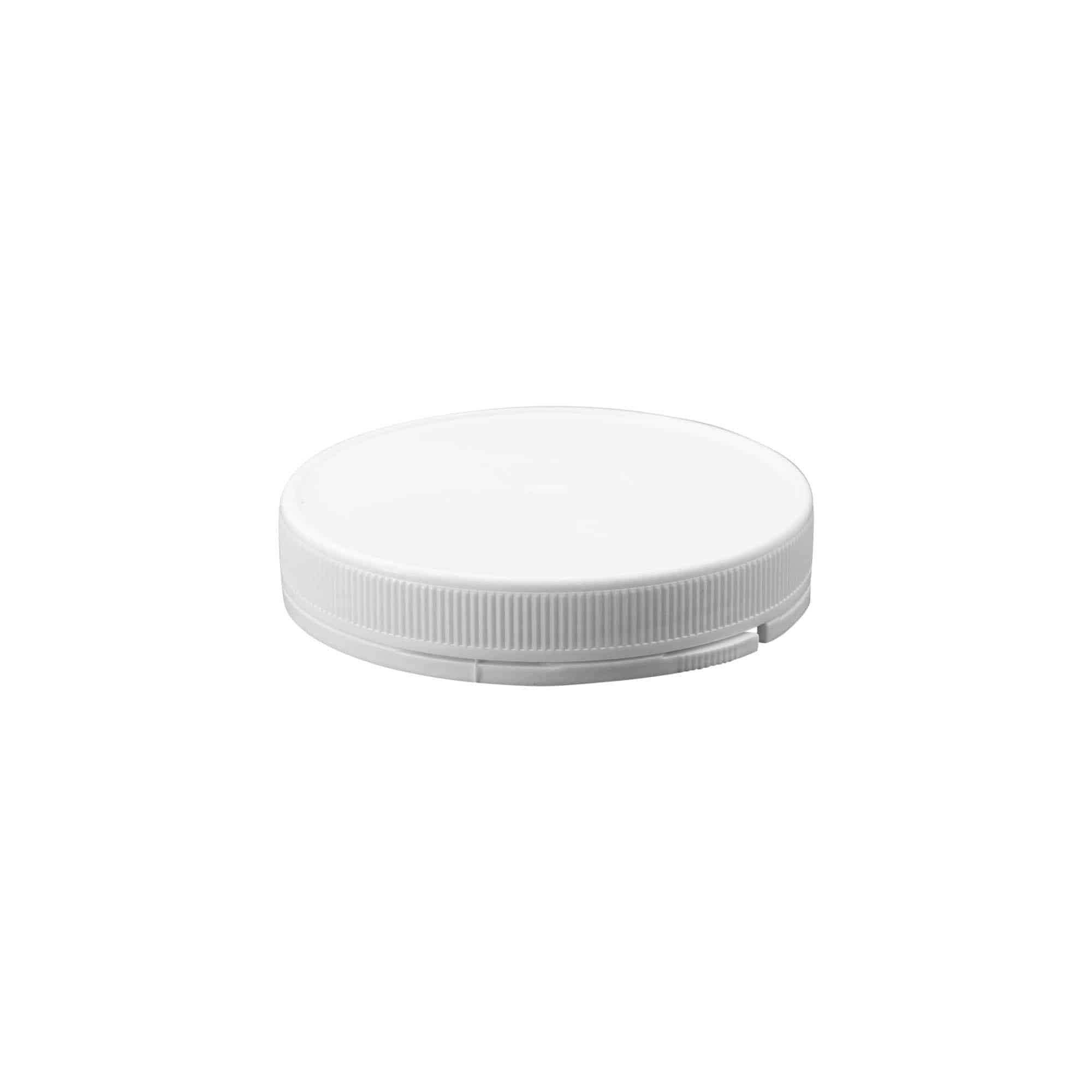 80mm screw cap 'Securilock', PP plastic, white