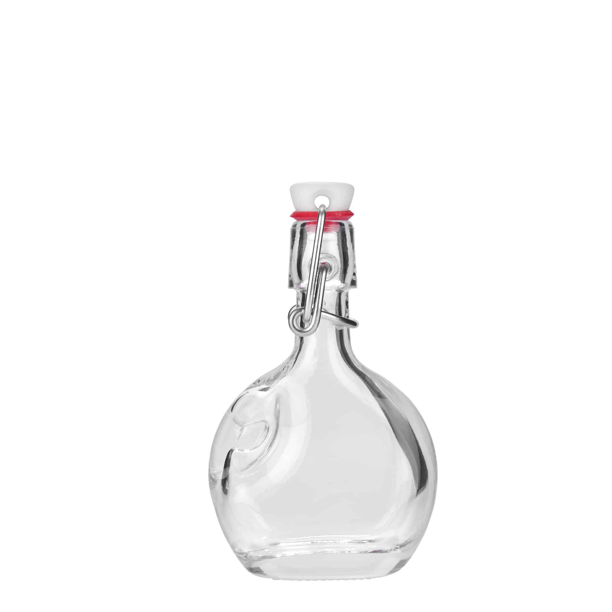40 ml glass bottle 'Lukas', oval, closure: swing top