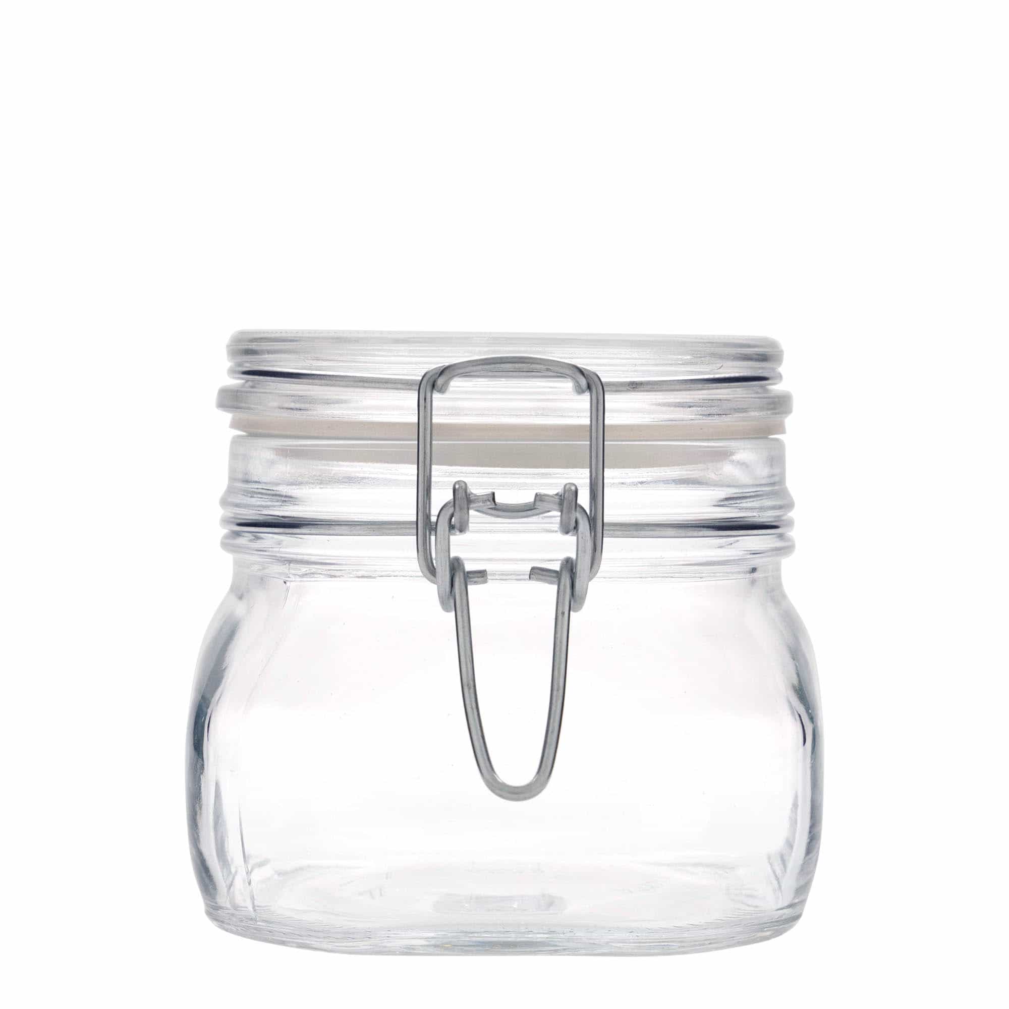 500 ml clip top jar 'Fido', square, closure: clip top