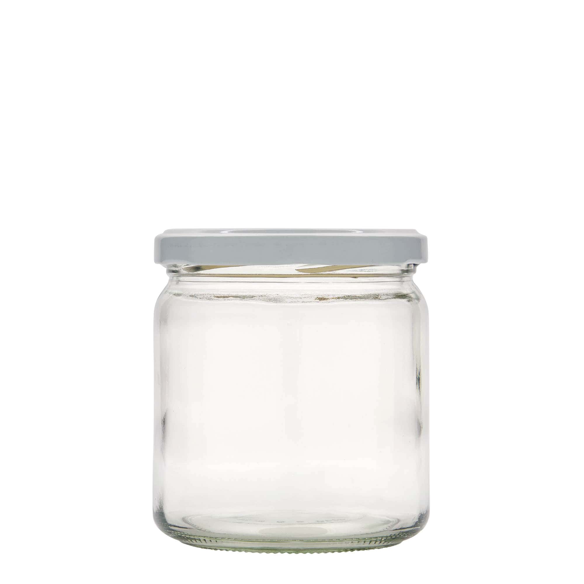 408 ml round jar, closure: twist off (TO 82)