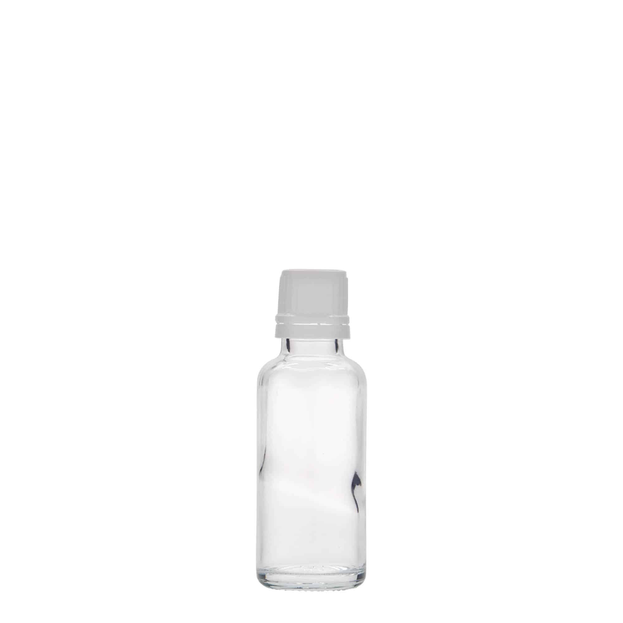 30 ml medicine bottle, glass, closure: DIN 18