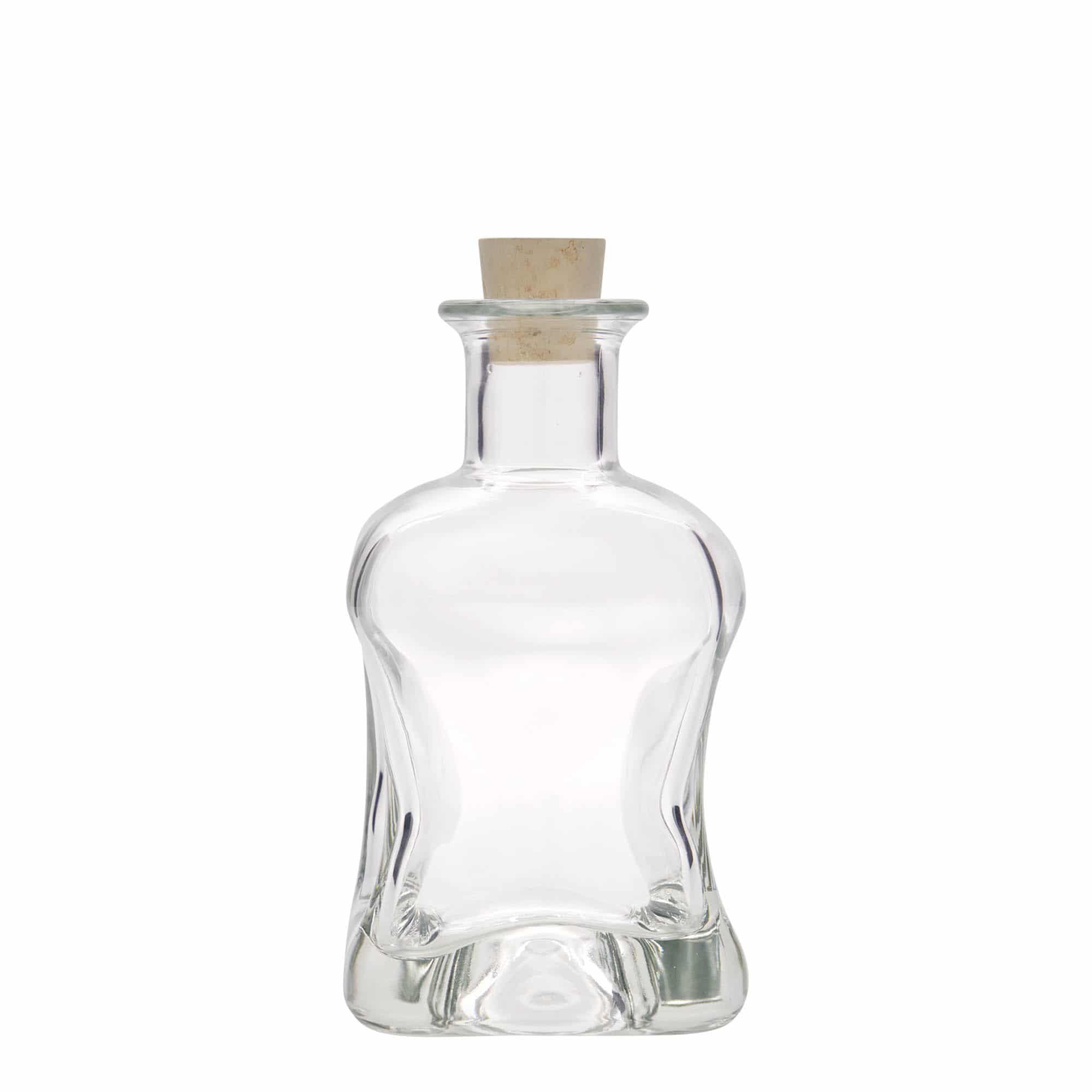 350 ml glass bottle 'Dublin', square, closure: cork