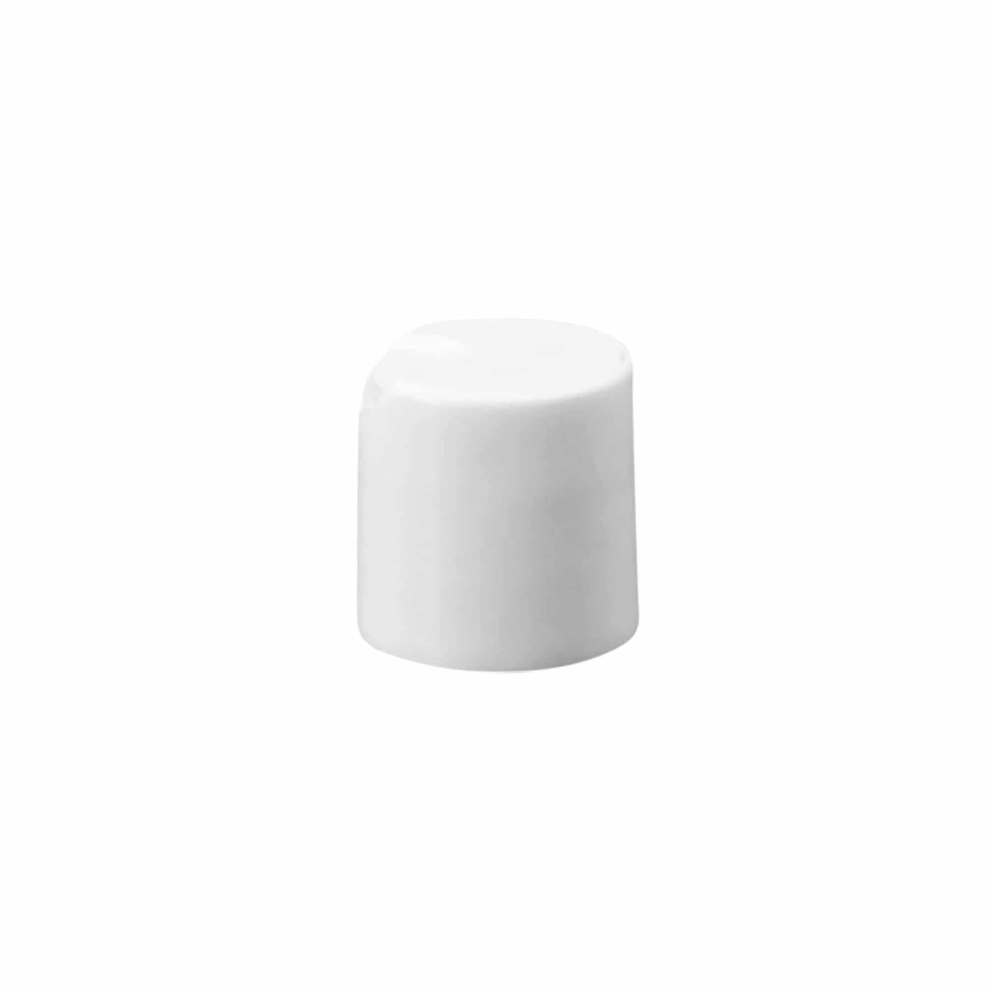 Screw cap with disc top, PP plastic, white, for opening: GPI 20/410