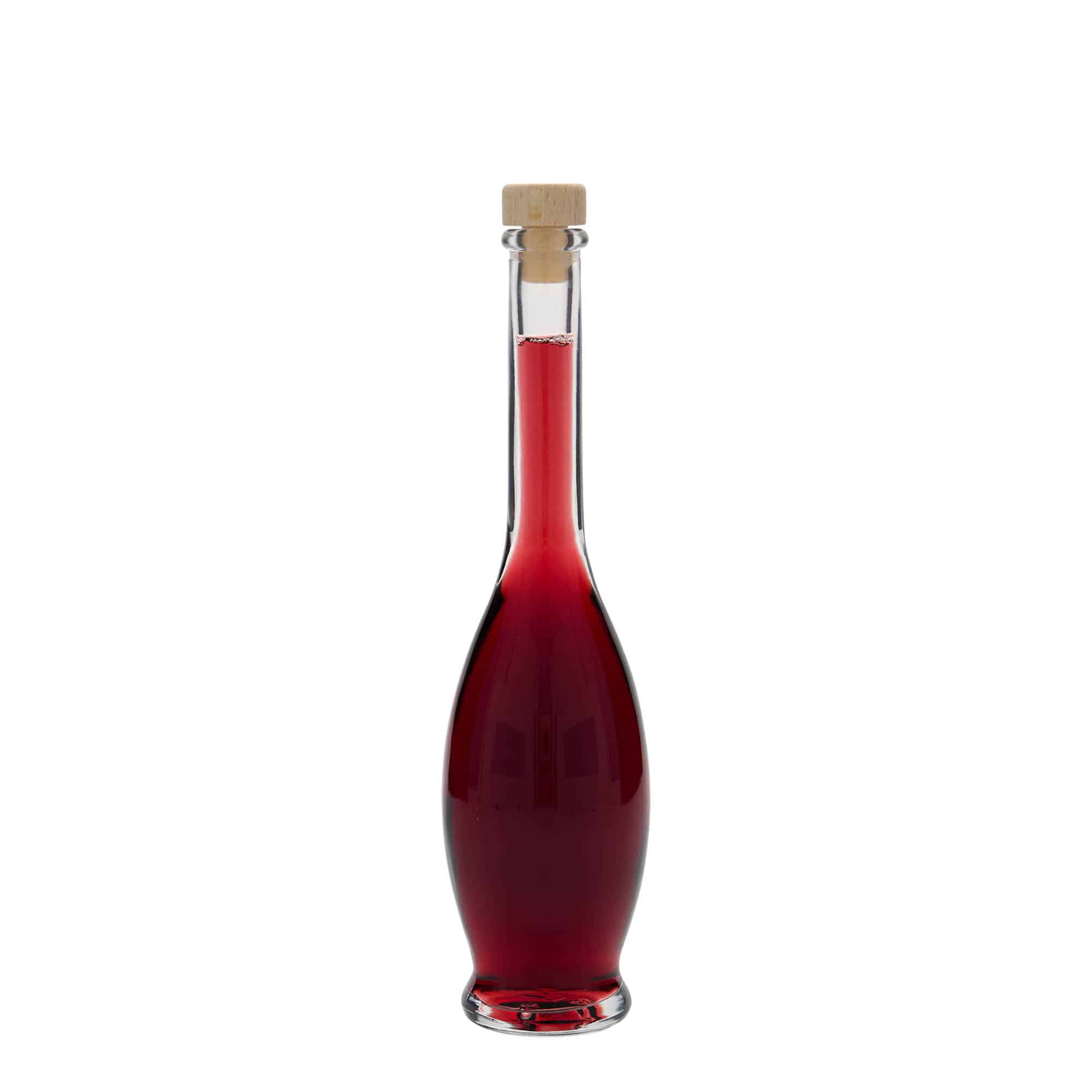 100 ml glass bottle 'Gina', closure: cork