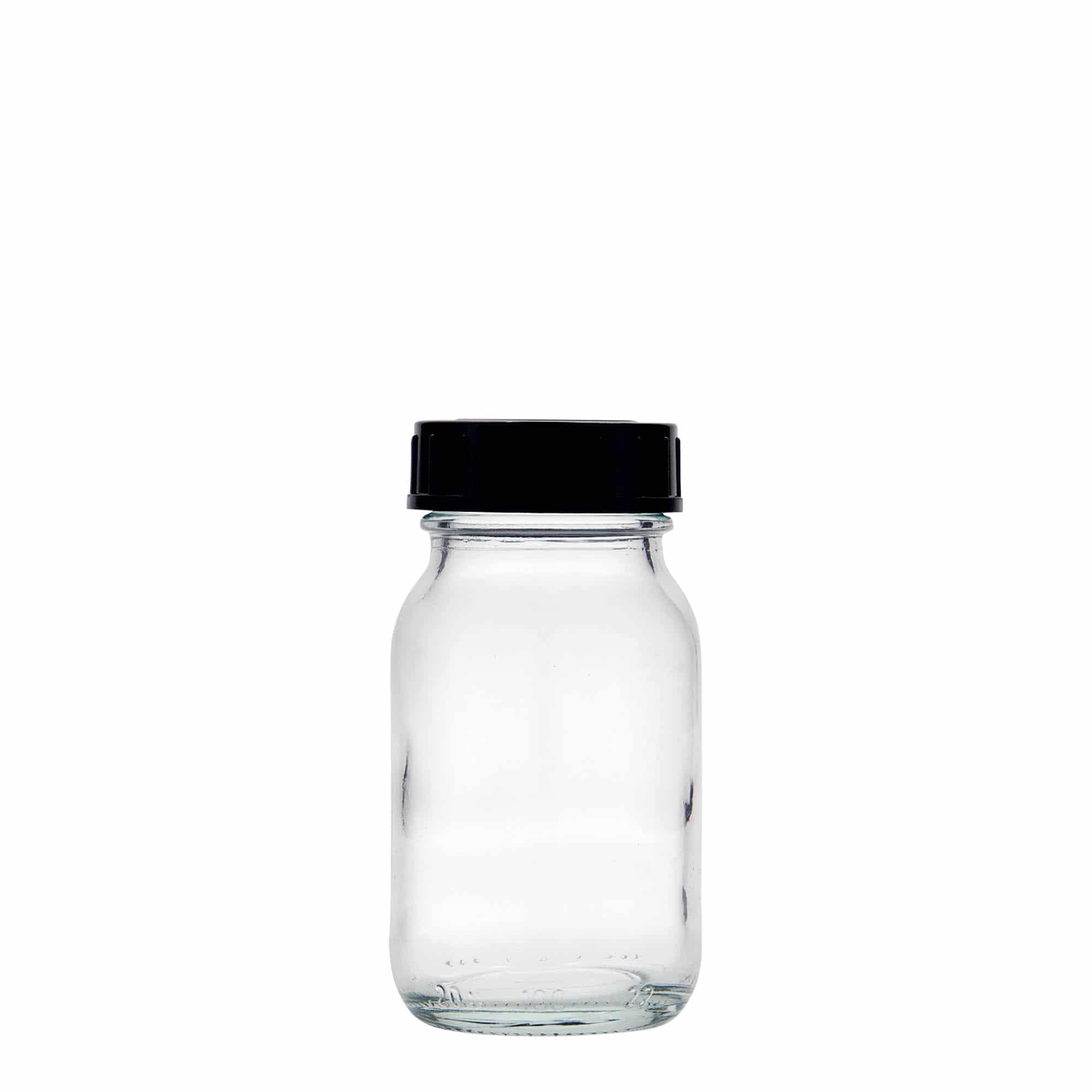 100 ml wide mouth jar, closure: DIN 40