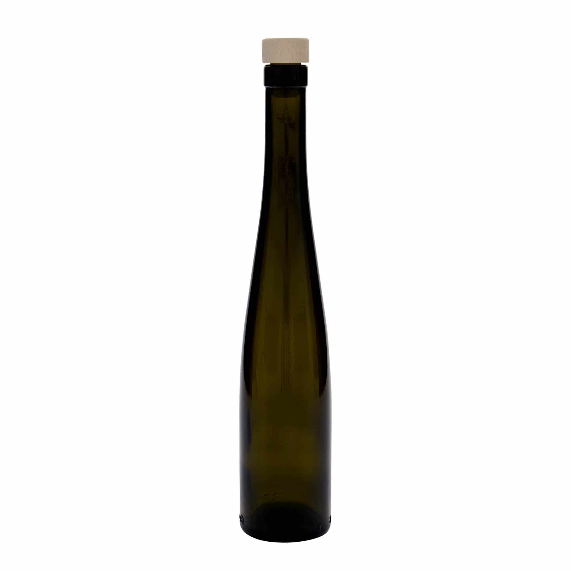375 ml glass bottle 'Weinschlegel', antique green, closure: cork