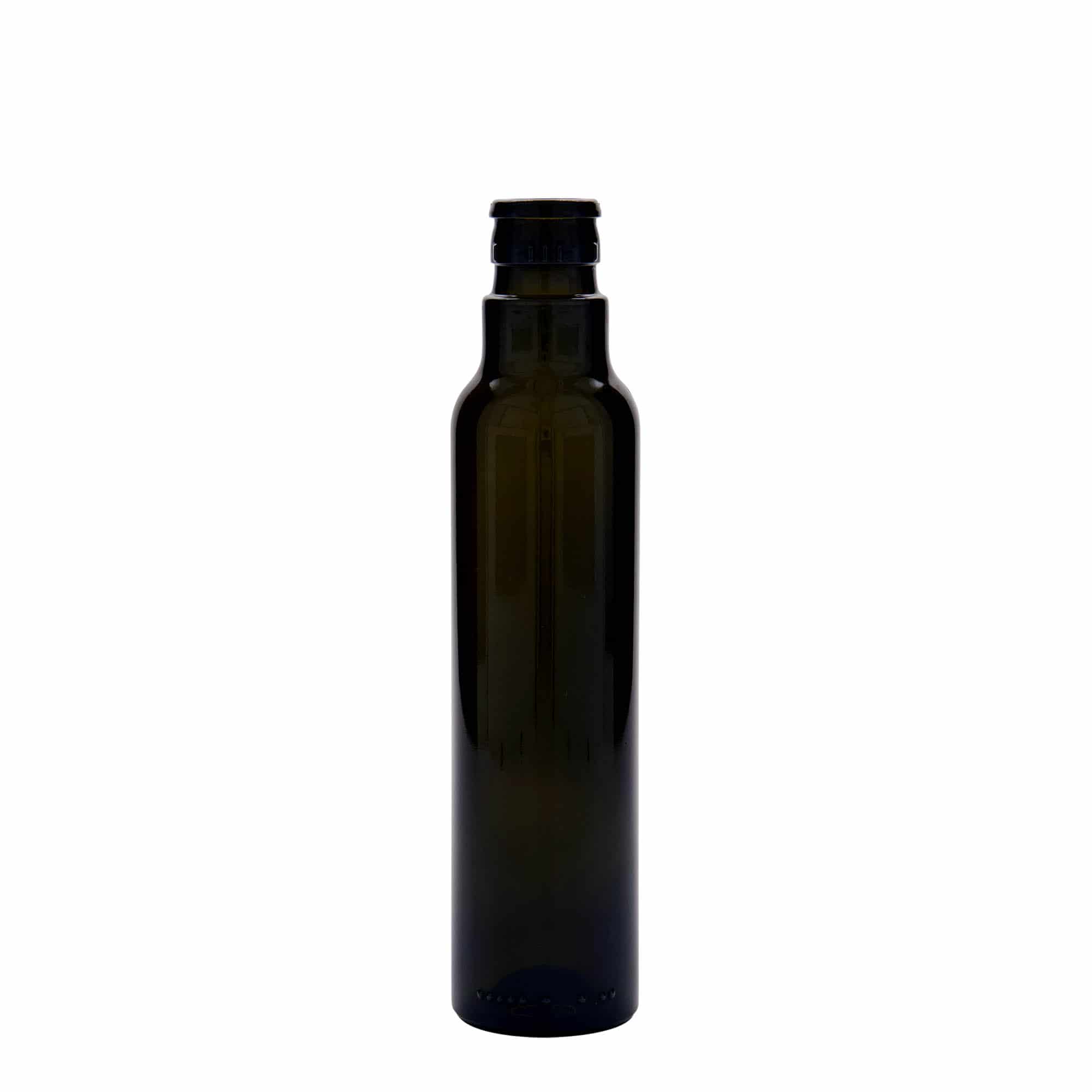 250 ml oil/vinegar bottle 'Willy New', glass, antique green, closure: DOP