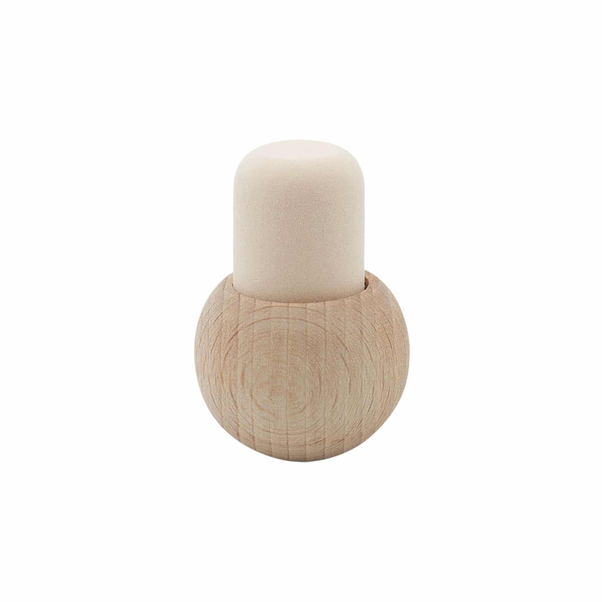 19 mm mushroom cork 'Sphere', wood, for opening: cork