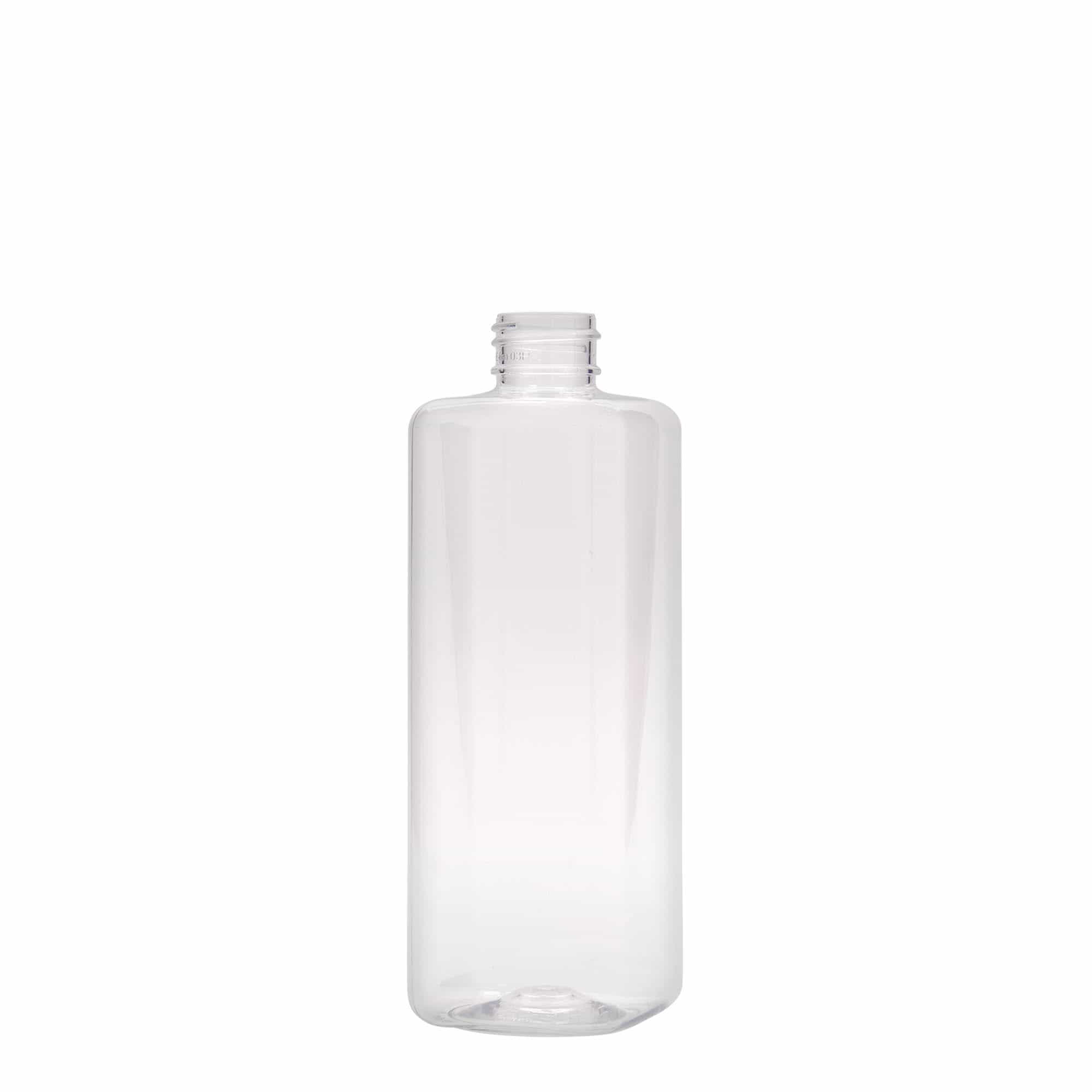 300 ml PET bottle 'Karl', square, plastic, closure: GPI 24/410