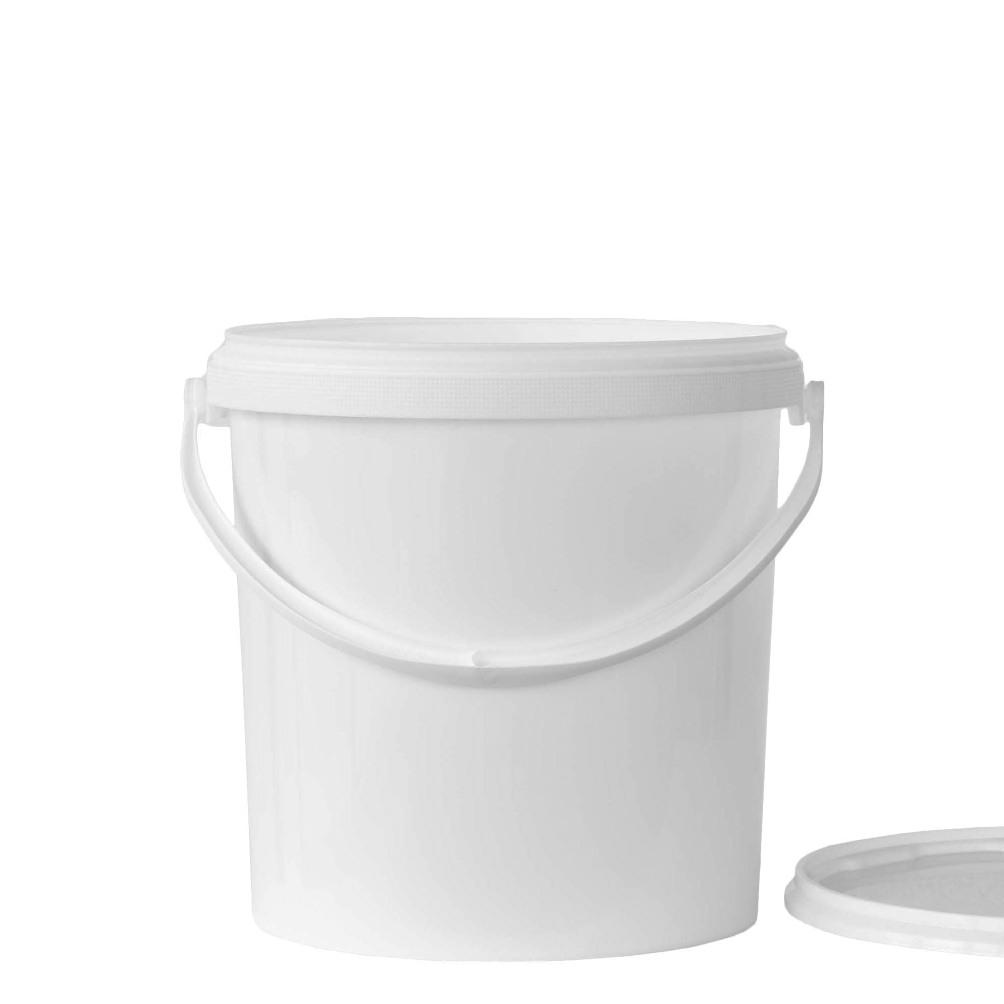 10 l bucket, PP plastic, white