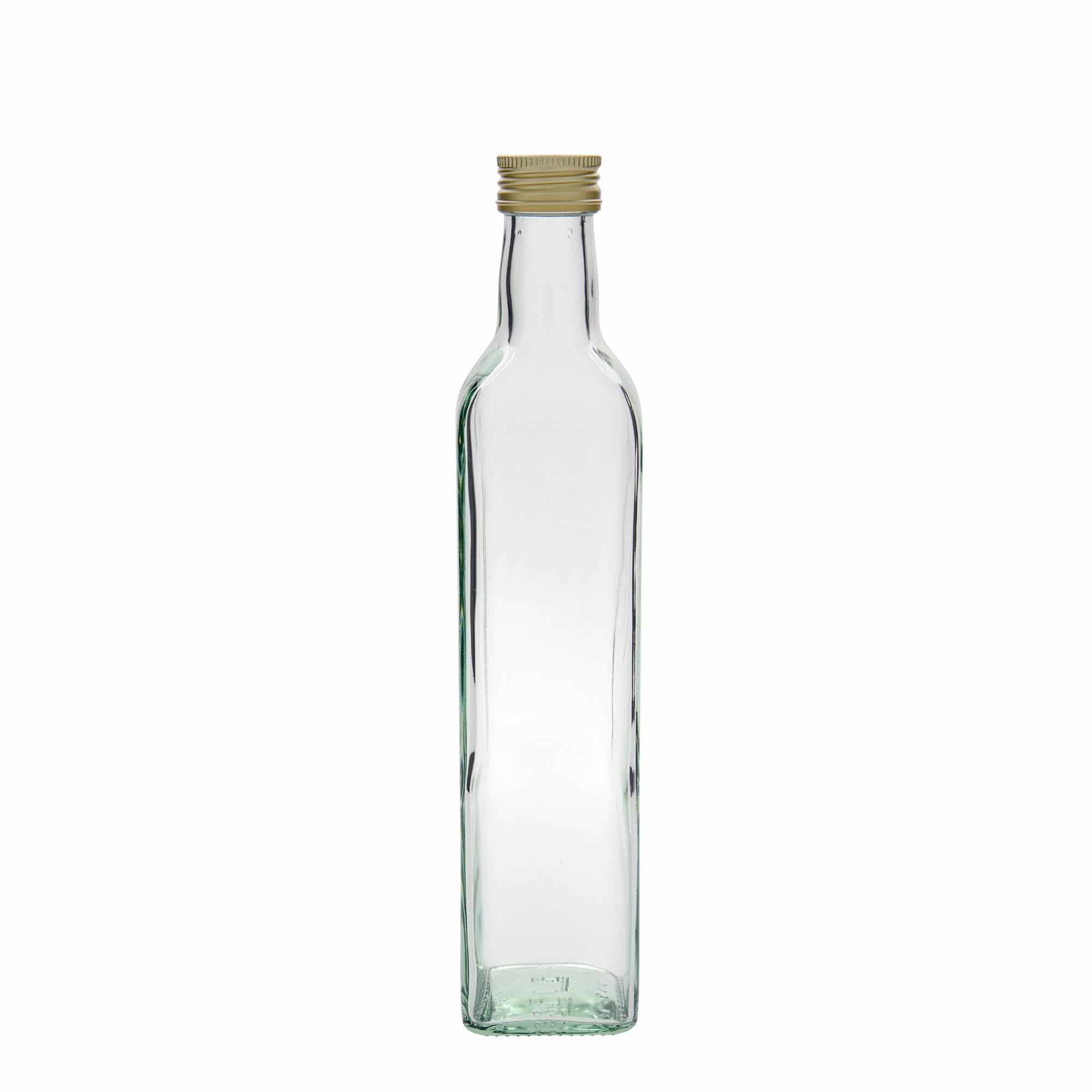 500 ml glass bottle 'Marasca', square, closure: PP 31.5