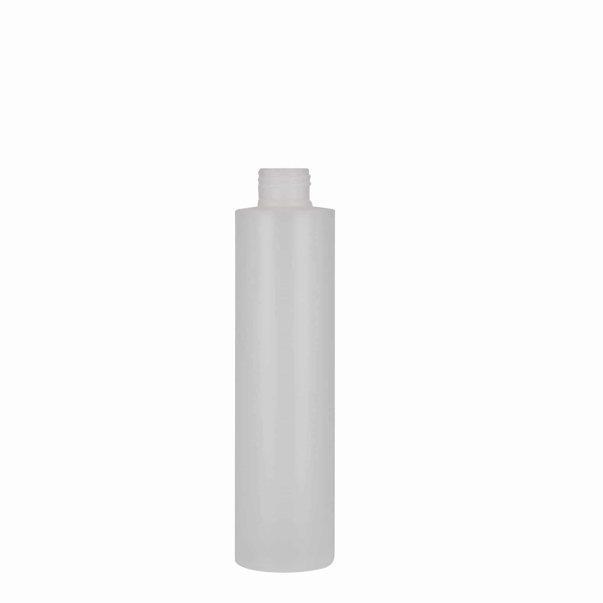 200 ml plastic bottle 'Pipe', HDPE, natural, closure: GPI 24/410