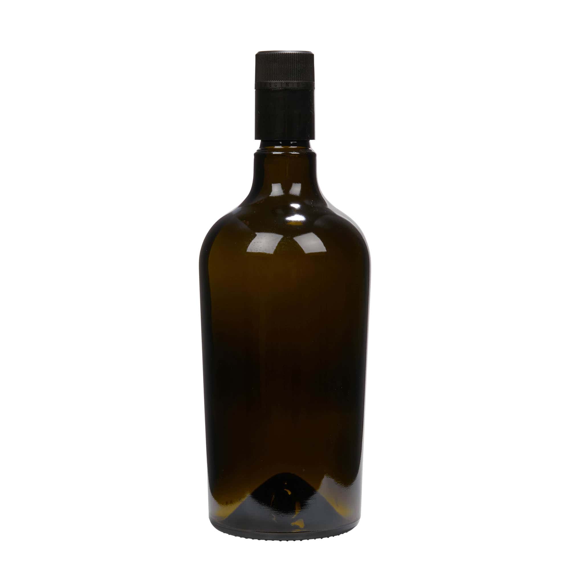 750 ml oil/vinegar bottle 'Oleum', glass, antique green, closure: DOP