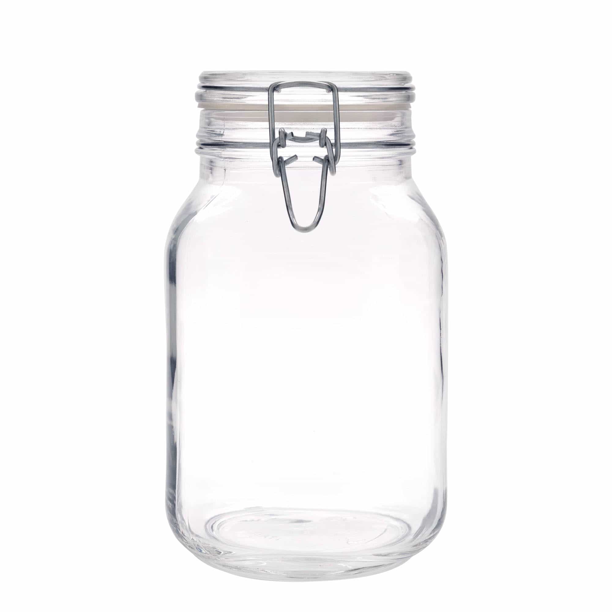 2,000 ml clip top jar 'Fido', square, closure: clip top
