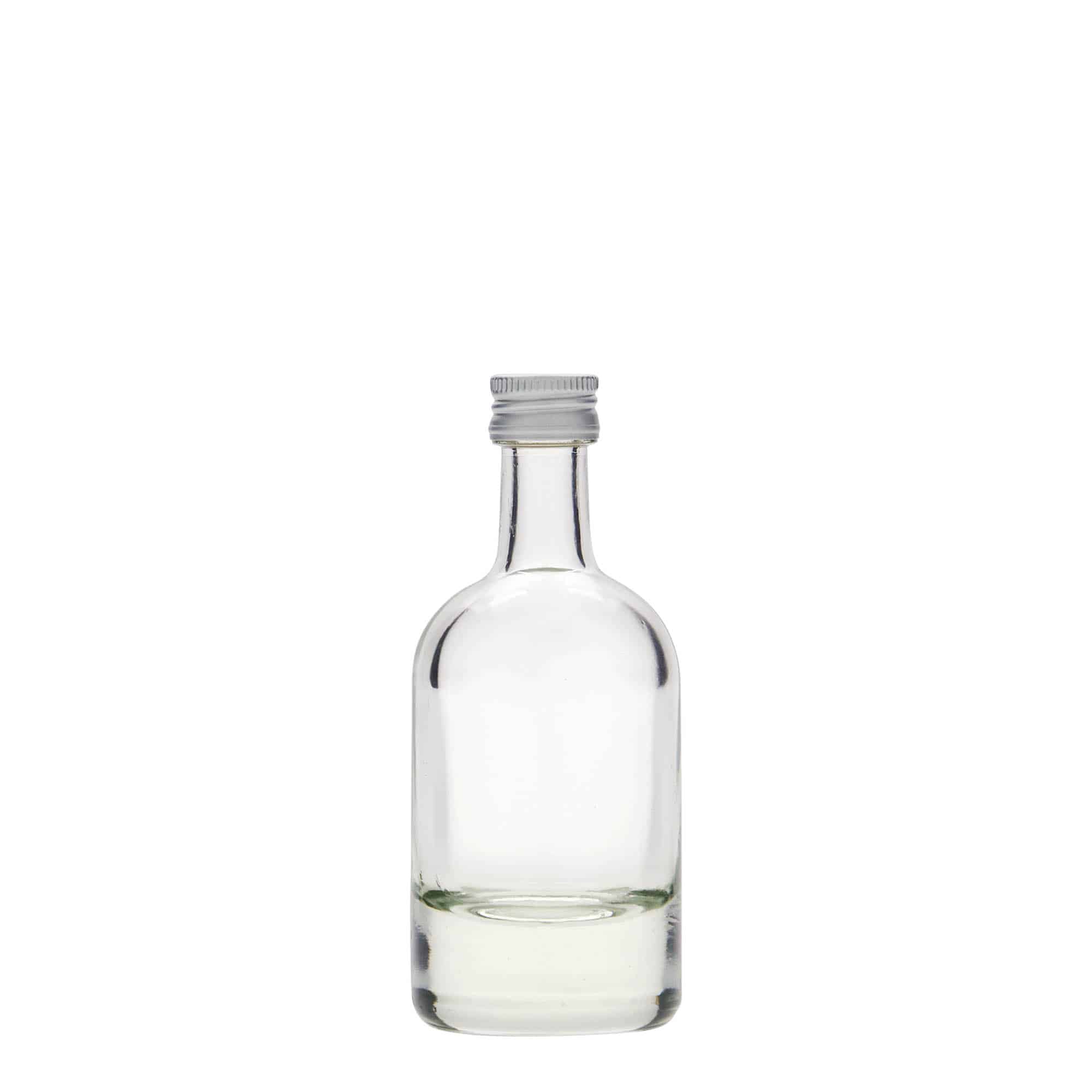 50 ml glass bottle 'Linea Uno', closure: PP 18