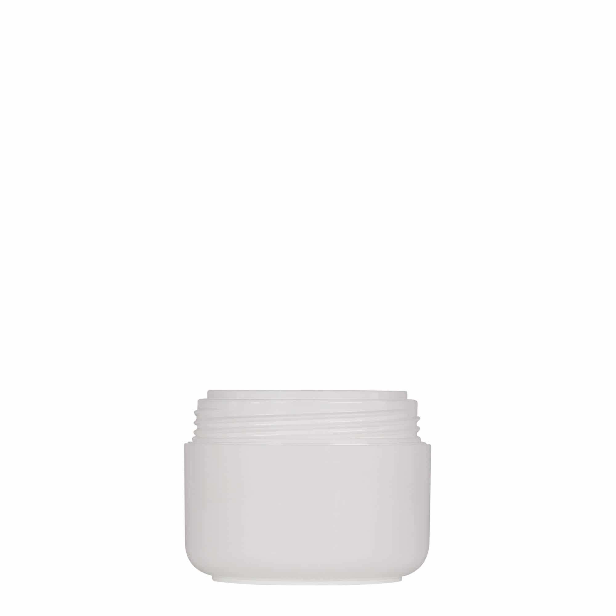 50 ml plastic jar 'Bianca', PP, white, closure: screw cap