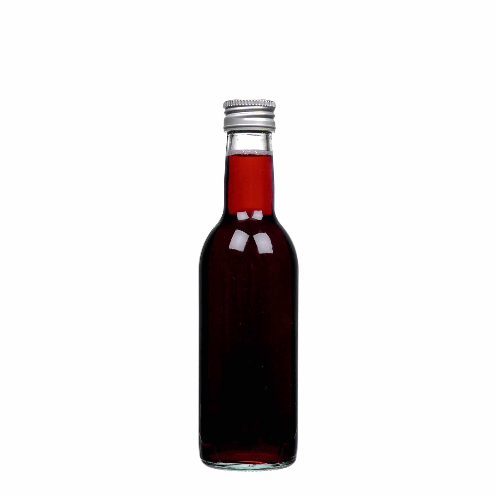 250 ml glass bottle 'Bordeaux', closure: PP 28
