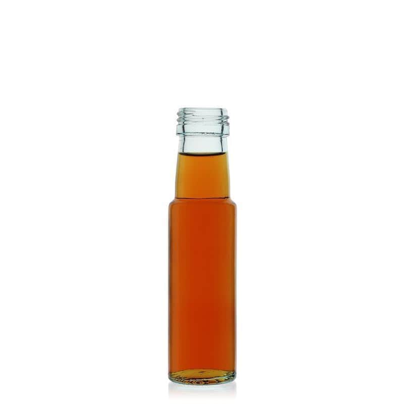 100 ml tall cylindrical bottle, closure: PP 31.5