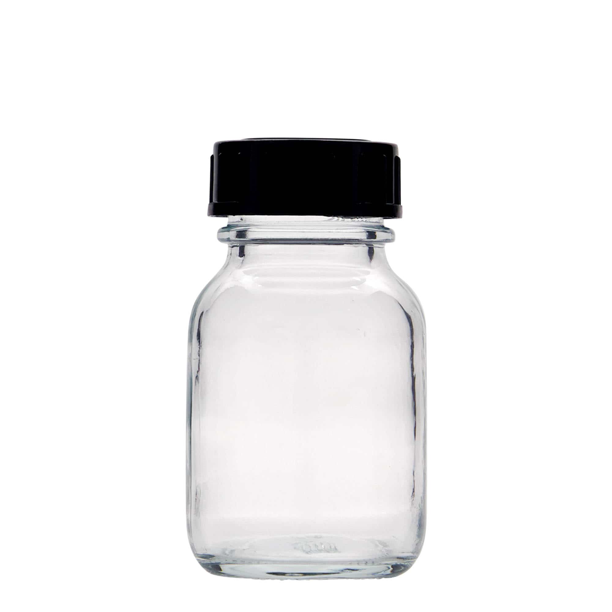 50 ml wide mouth jar, closure: DIN 32