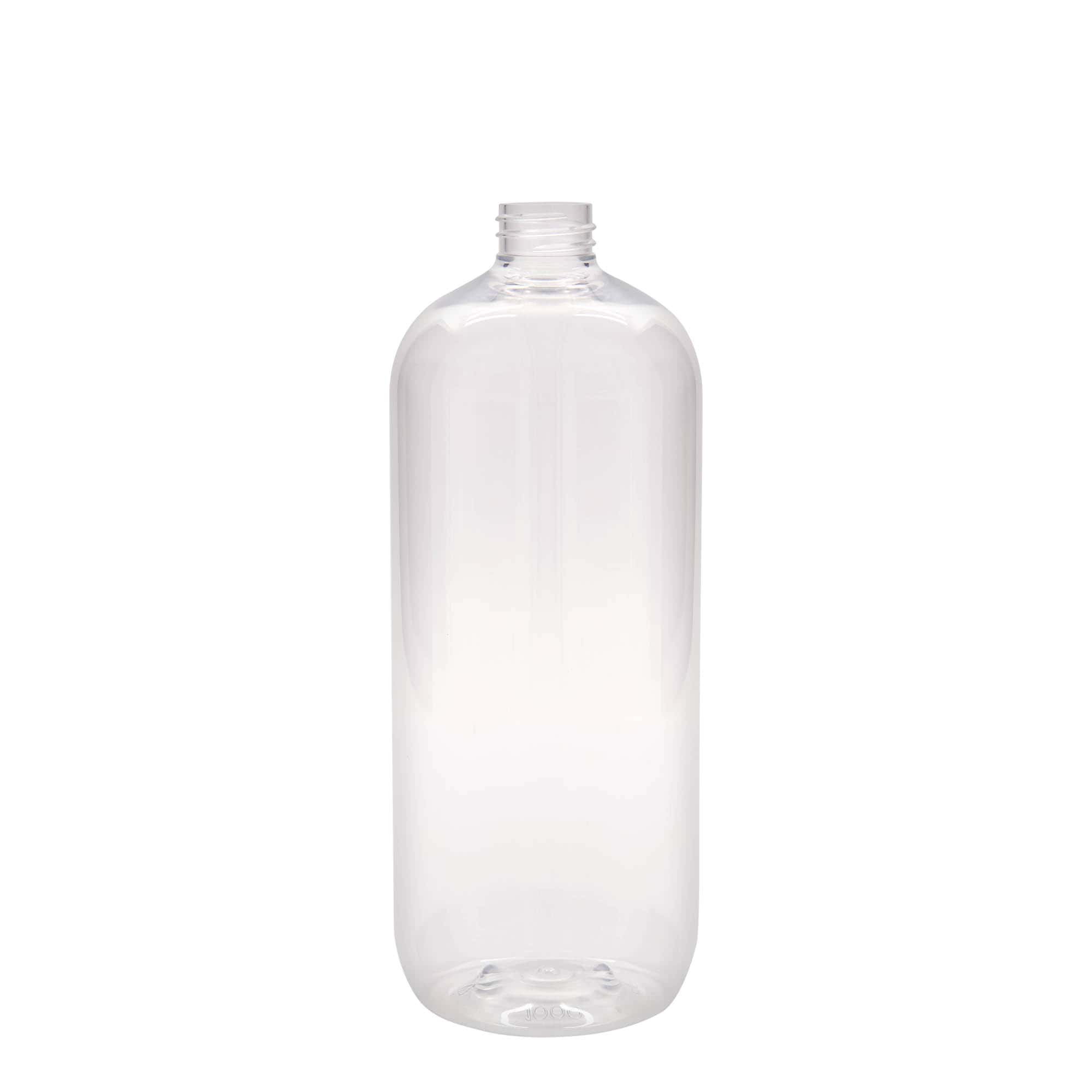 1,000 ml PET bottle 'Boston', plastic, closure: GPI 28/410