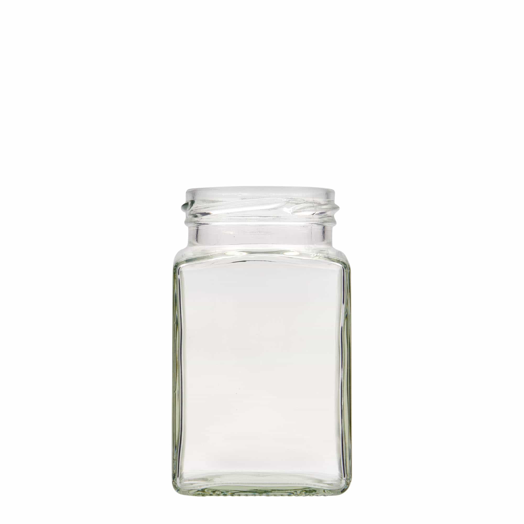 260 ml square jar, closure: twist off (TO 58)