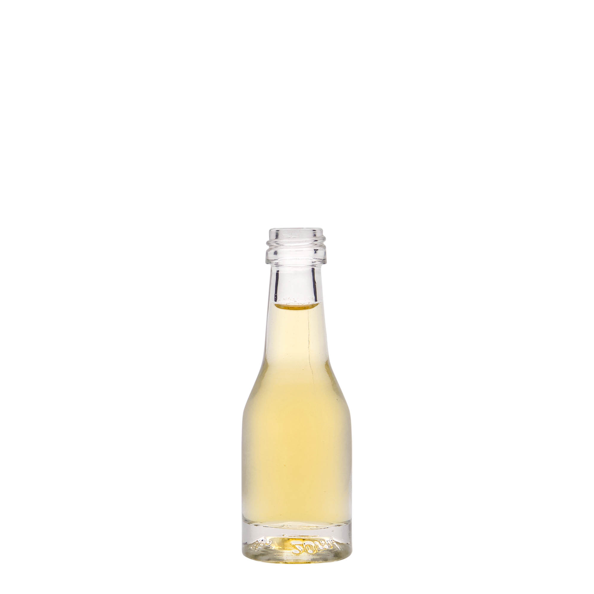 20 ml glass bottle 'Weinschlegel', closure: PP 18