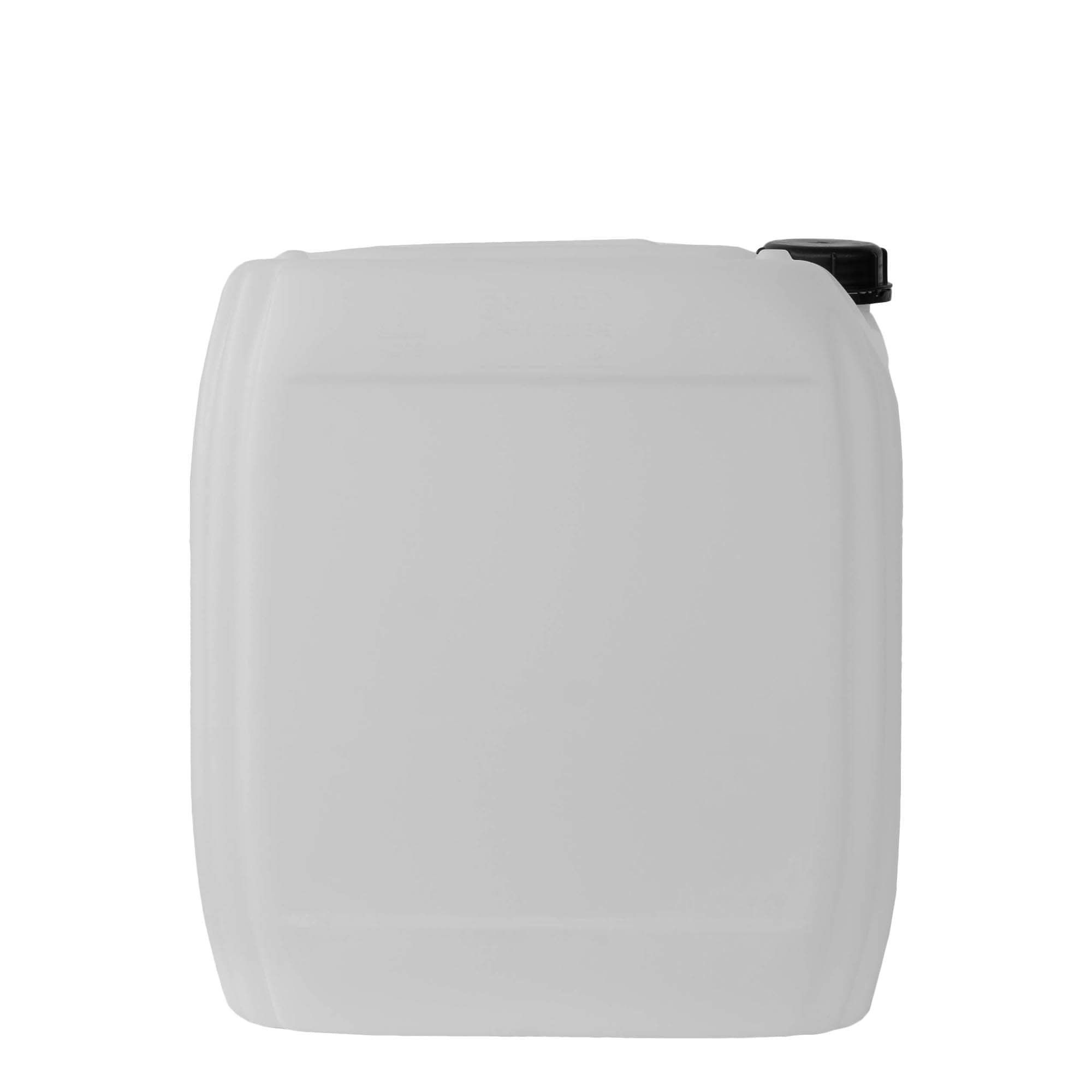 25 l canister, rectangular, HDPE plastic, natural, closure: ND 60