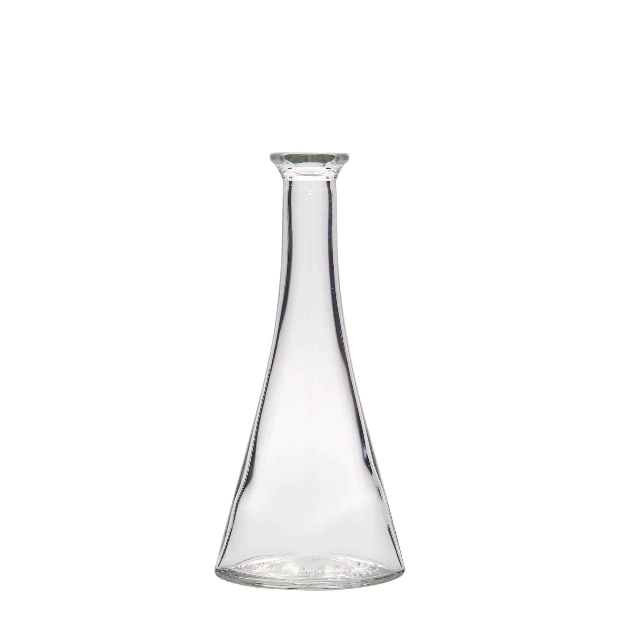 100 ml glass bottle 'Veronica', semicircular, closure: cork