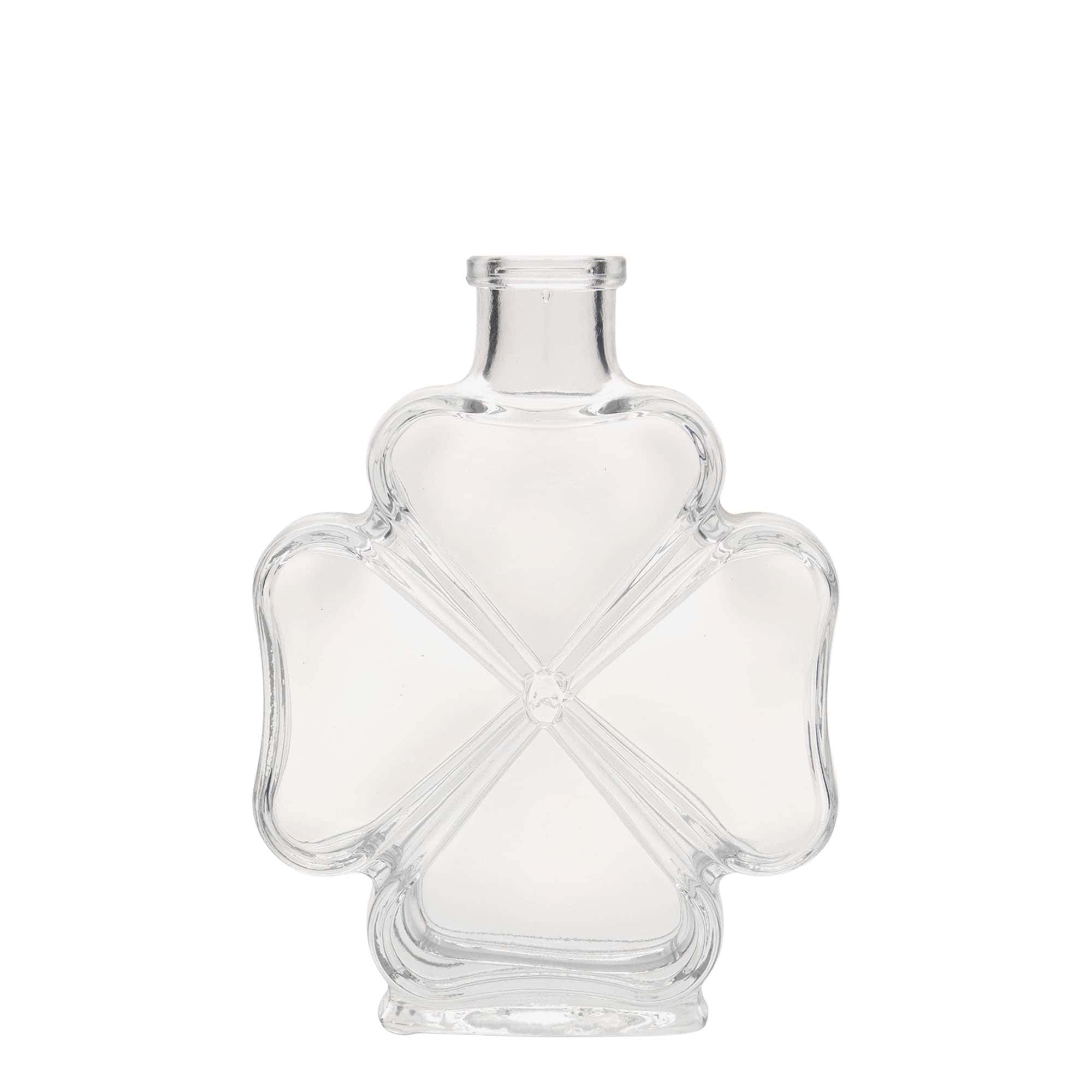 200 ml glass bottle 'Clover', closure: cork