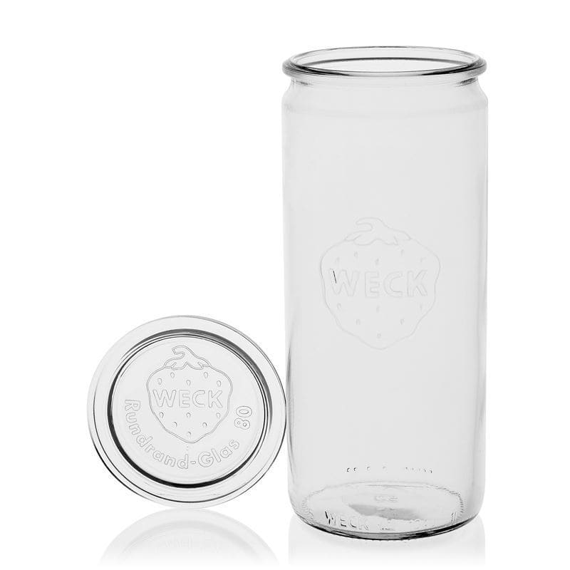 1,040 ml WECK tall cylinder jar, closure: round rim