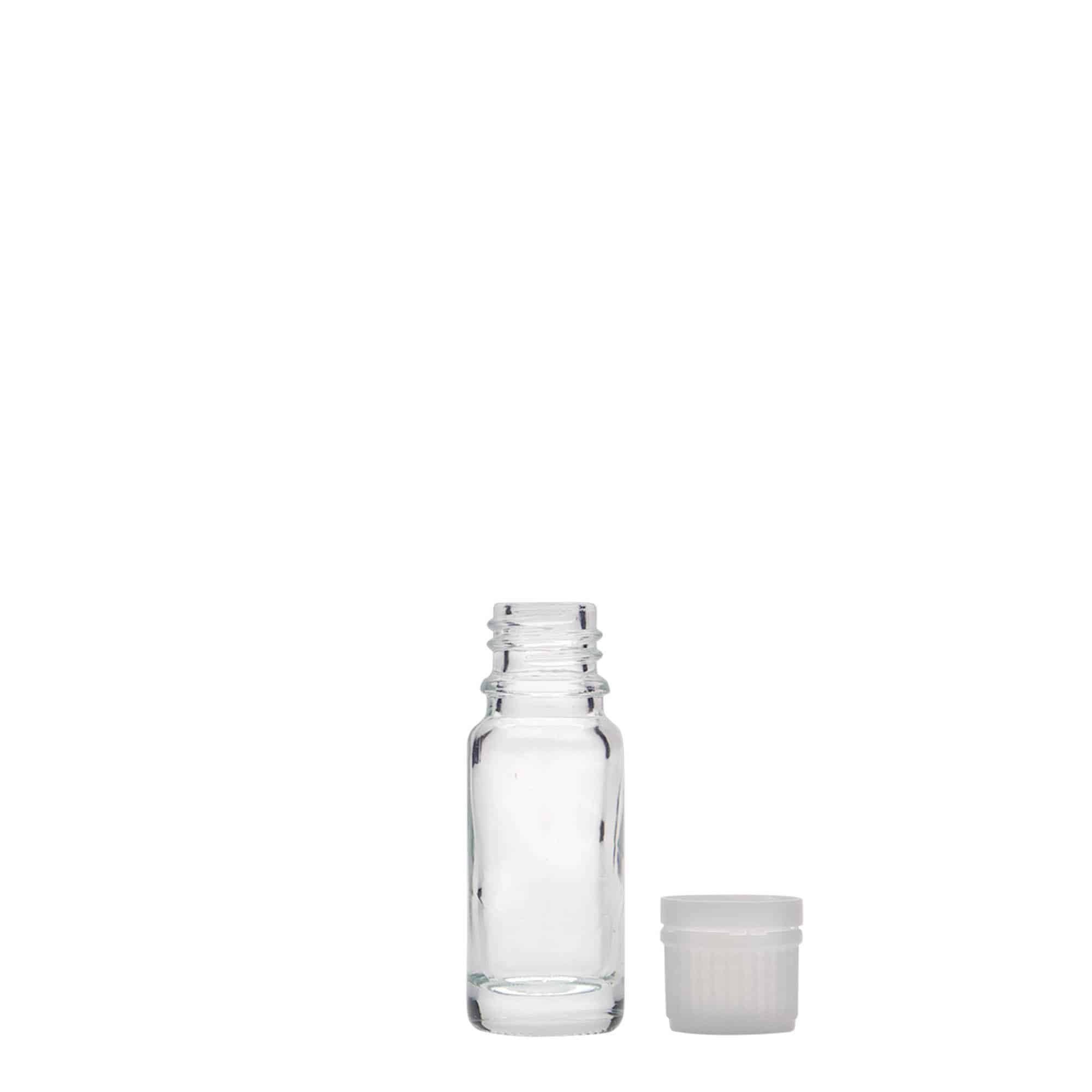 10 ml medicine bottle, glass, closure: DIN 18