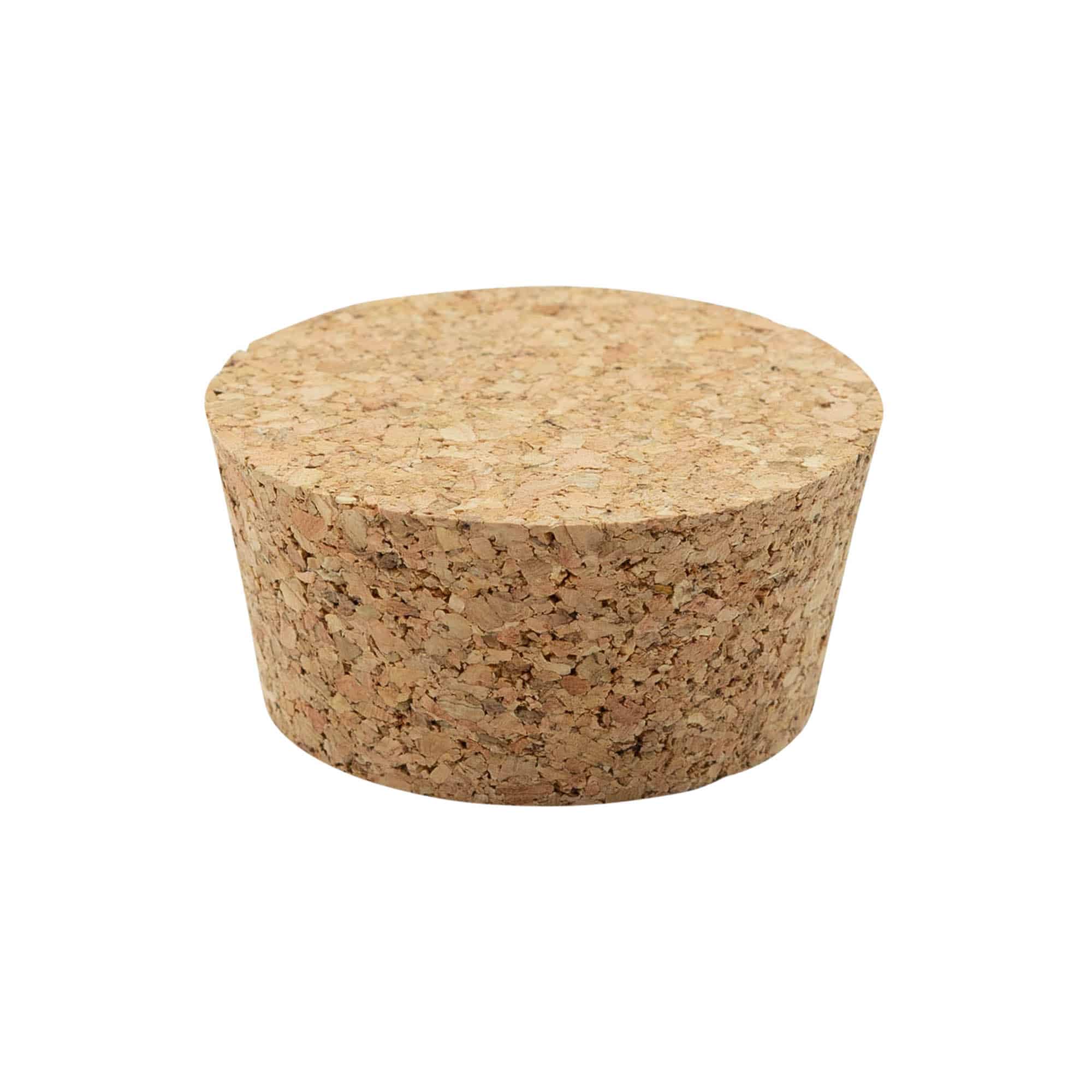 Pointed cork 48–57 x 27, pressed cork, beige, for opening: cork