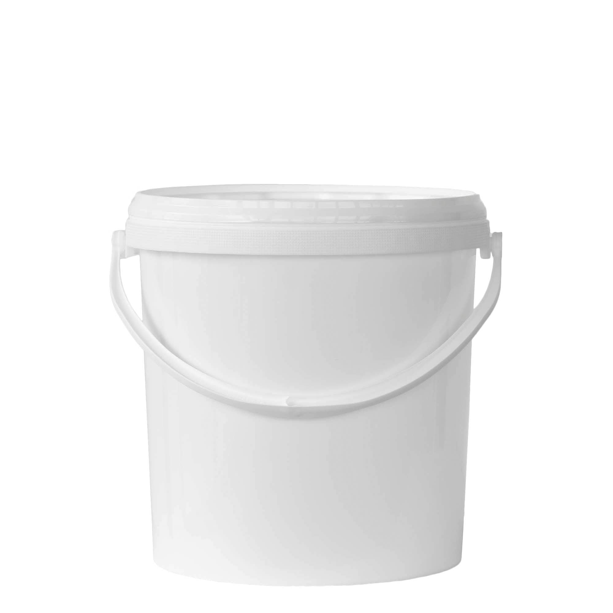 10 l bucket, PP plastic, white