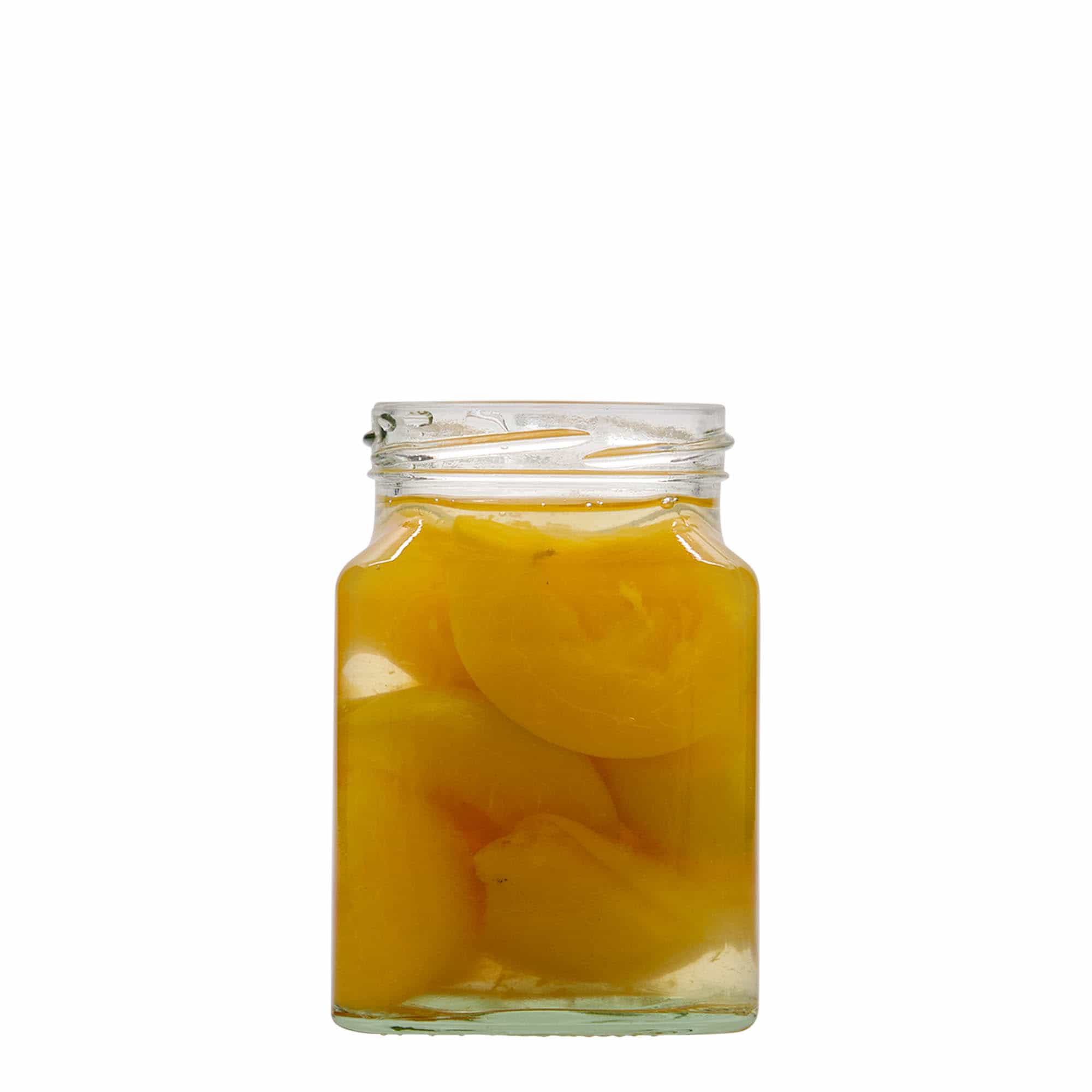 314 ml square jar, closure: twist off (TO 63)