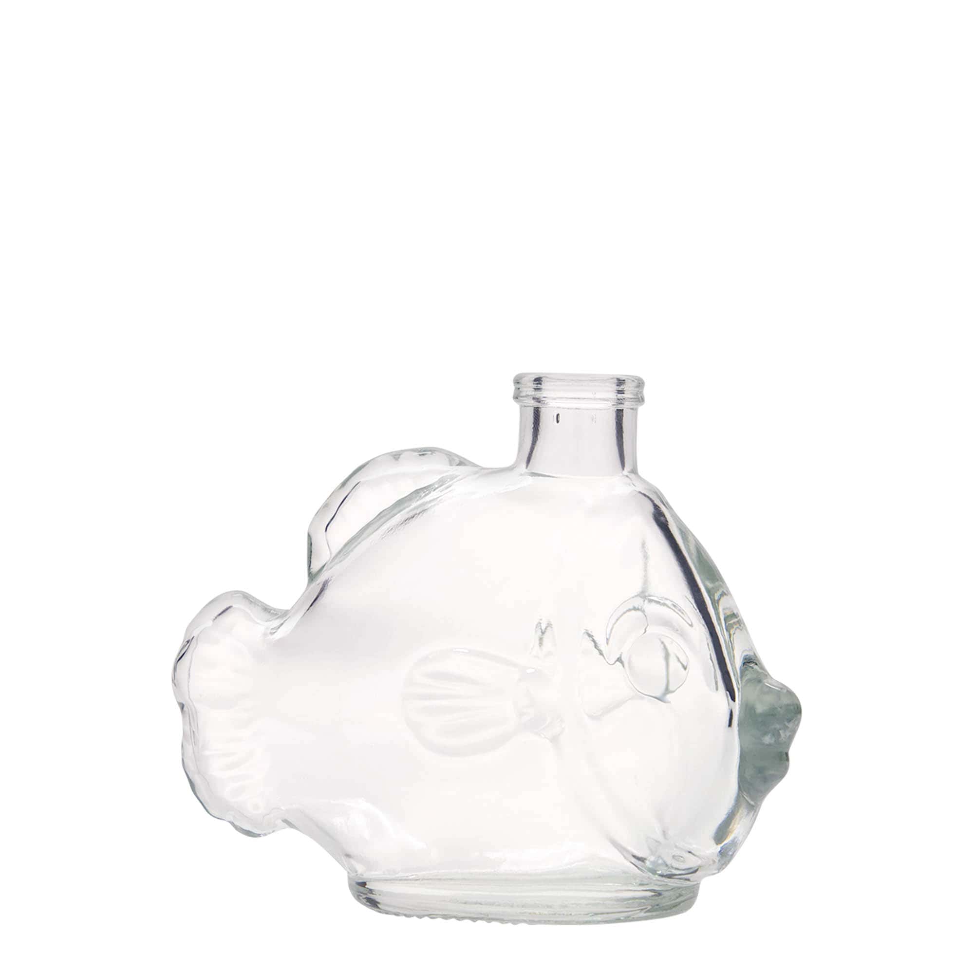 200 ml glass bottle 'Fish', closure: cork