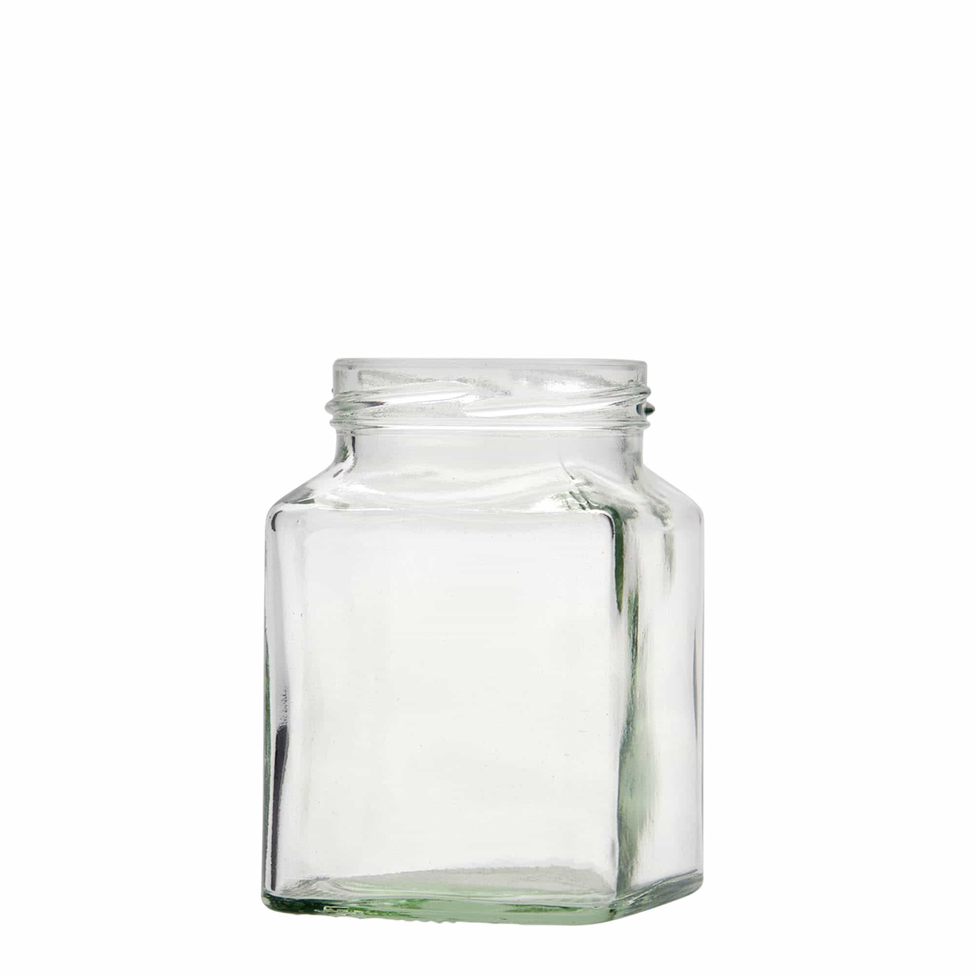 314 ml square jar, closure: twist off (TO 63)