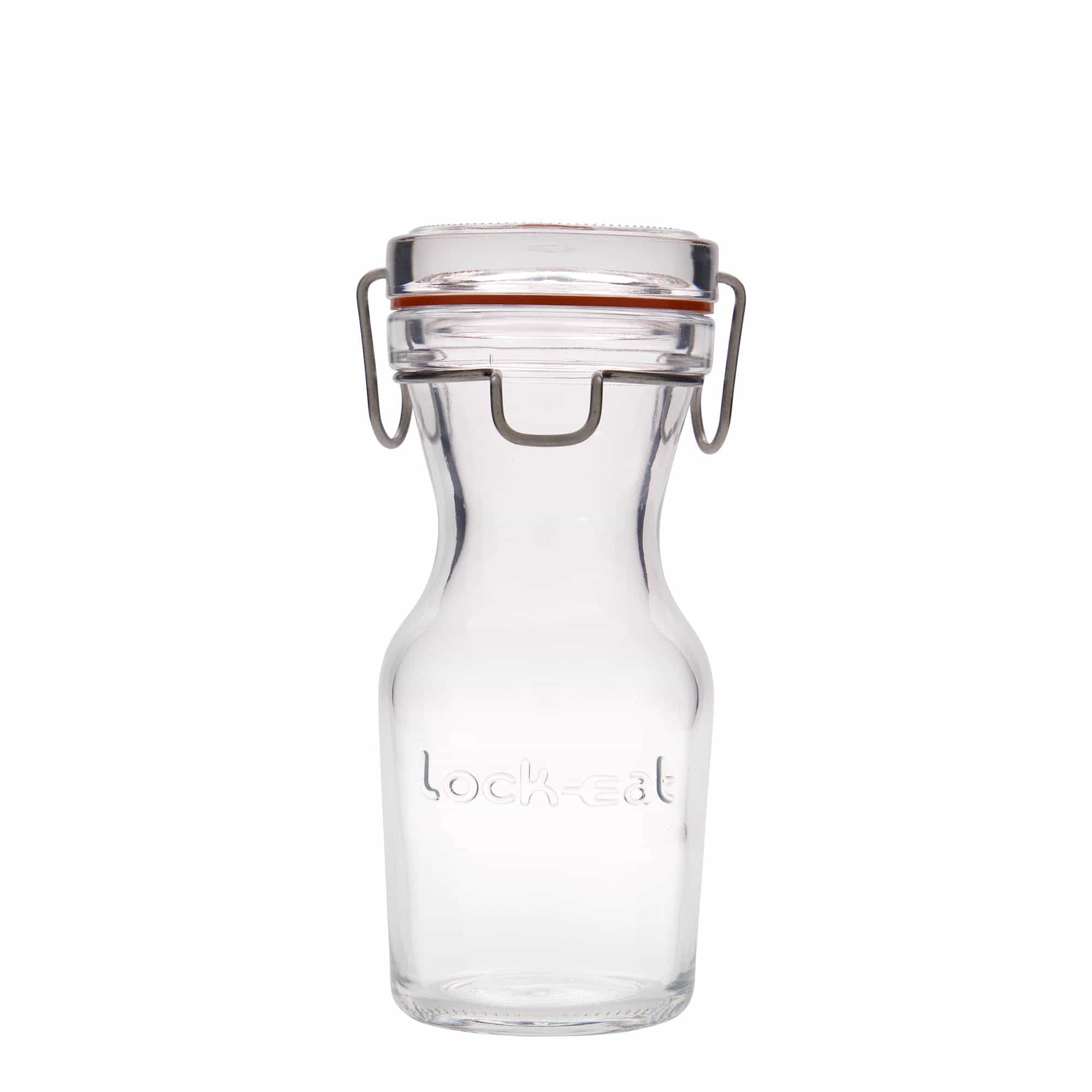 250 ml glass carafe 'Lock-Eat', closure: clip top