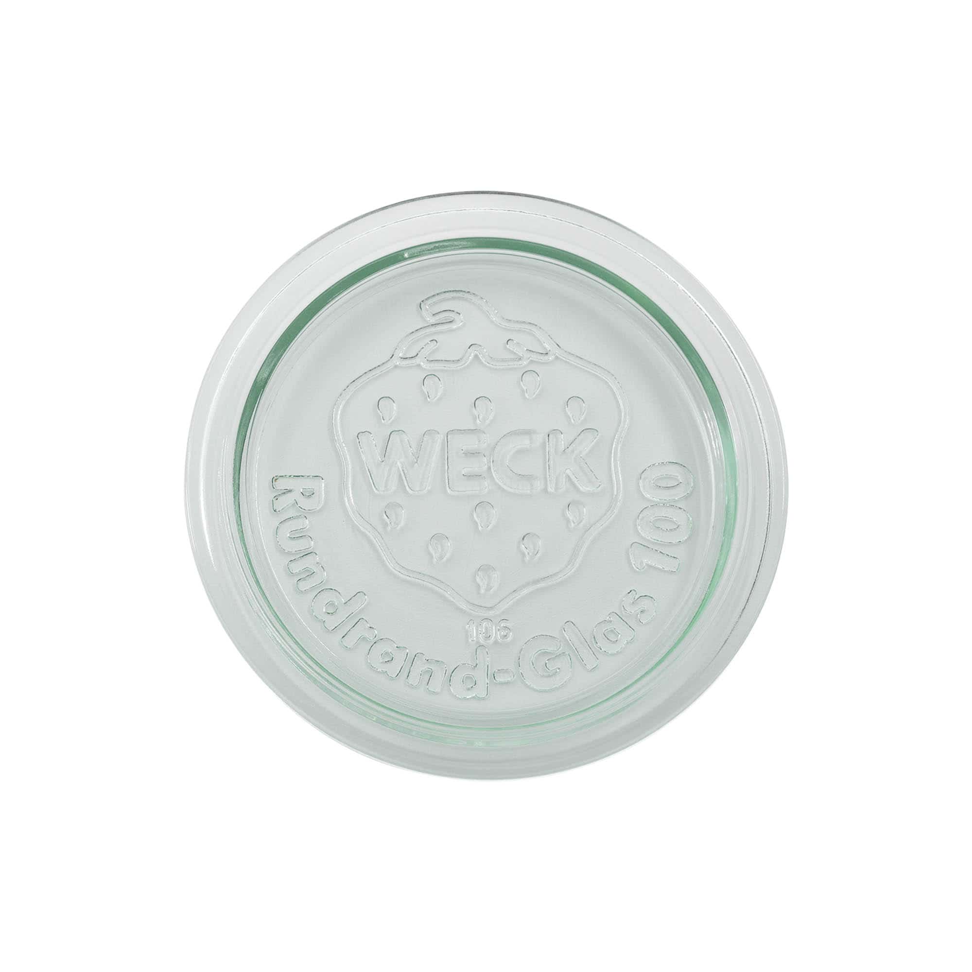 Lid for WECK round rim jar, for opening: RR100
