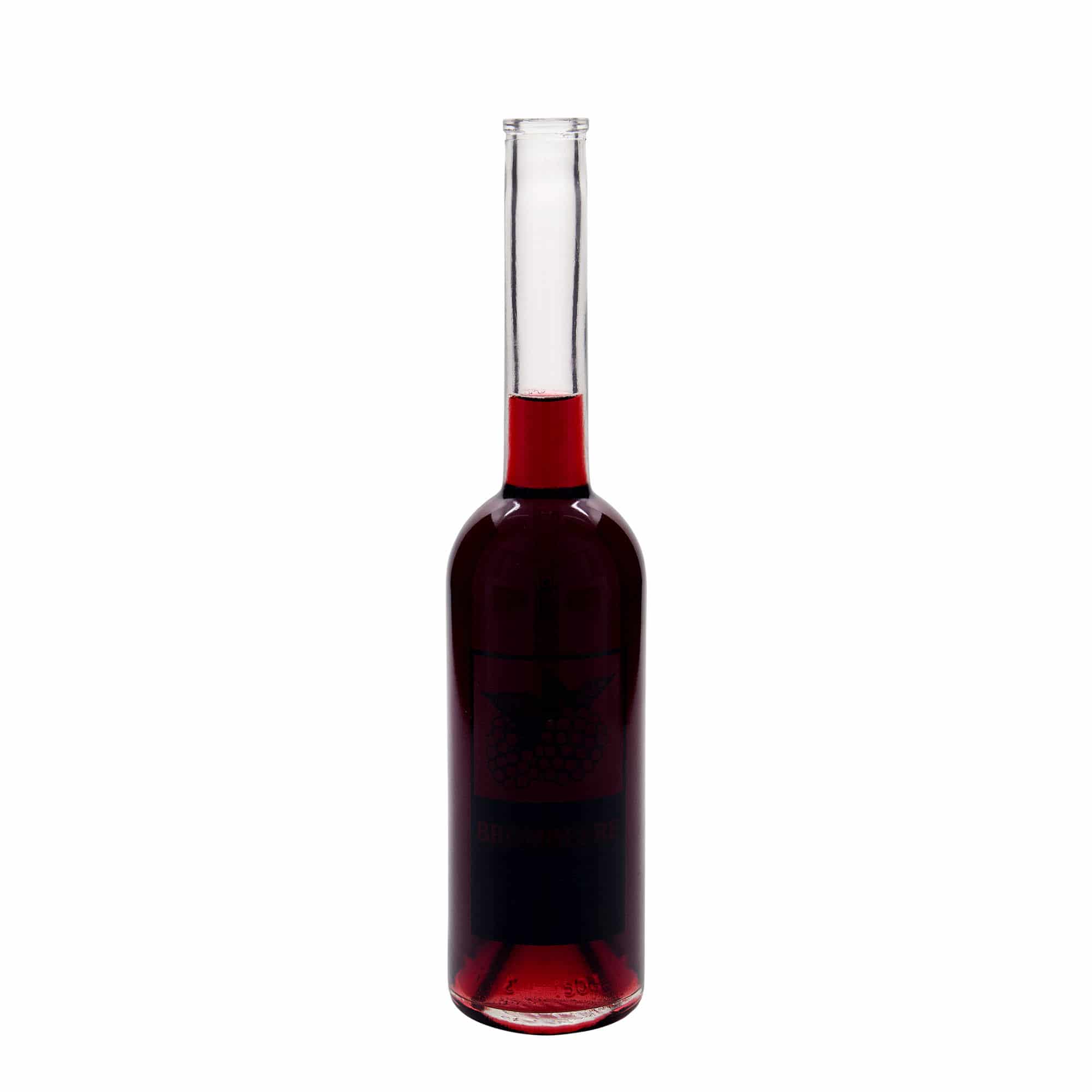500 ml glass bottle 'Opera', print: “Brombeere”, closure: cork
