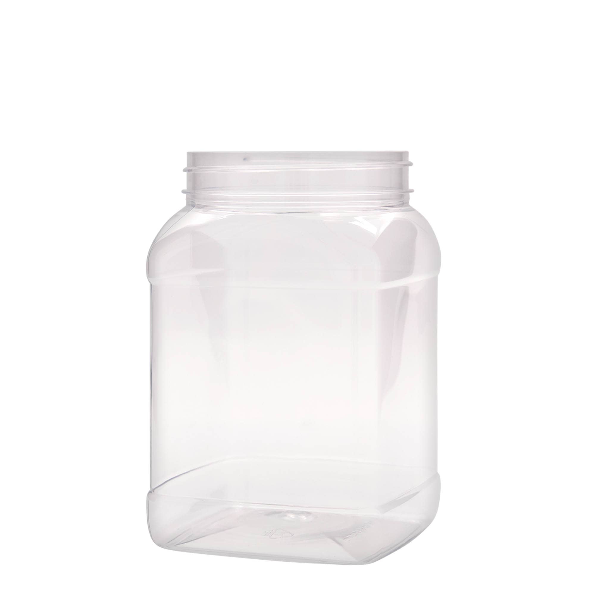 1,500 ml PET jar 'Dana', square, plastic, closure: 100/400