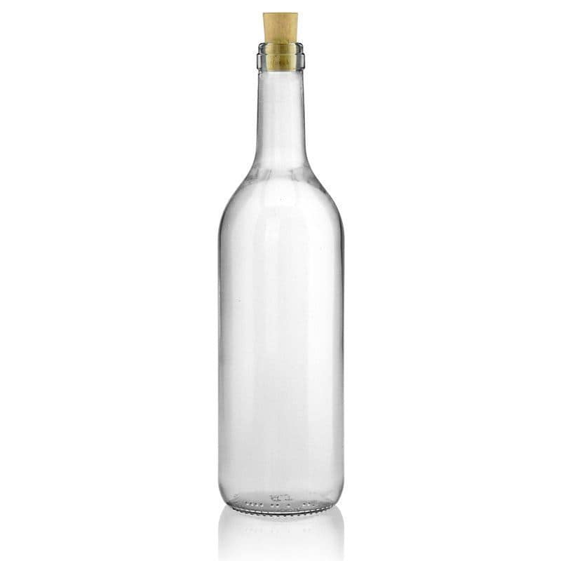 750 ml glass bottle 'Bordeaux', closure: cork